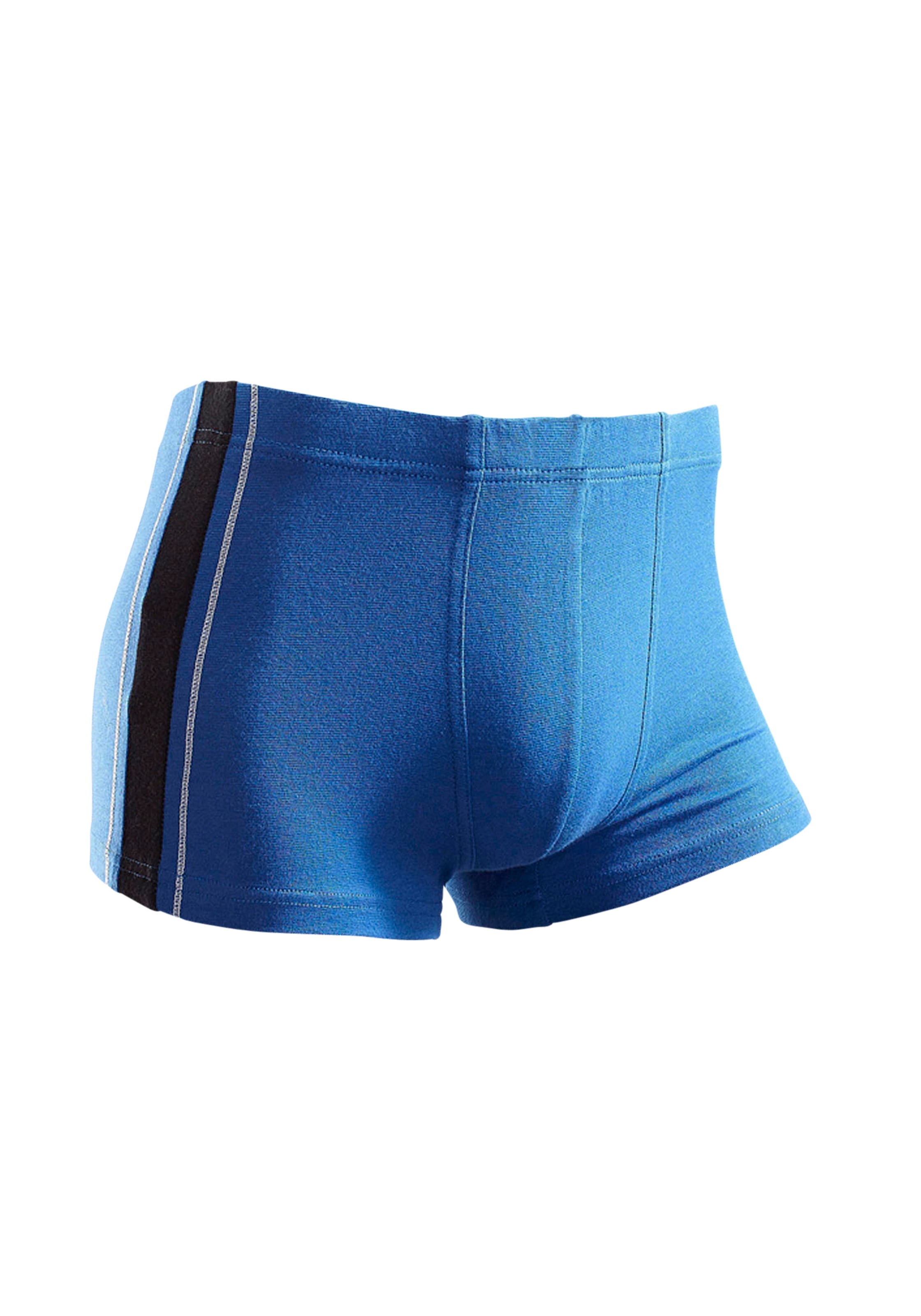 AUTHENTIC LE JOGGER Boxer »Boxershorts für Herren« Paquet, 4 cuis mit kontrastfarbigen Streifen seitlich