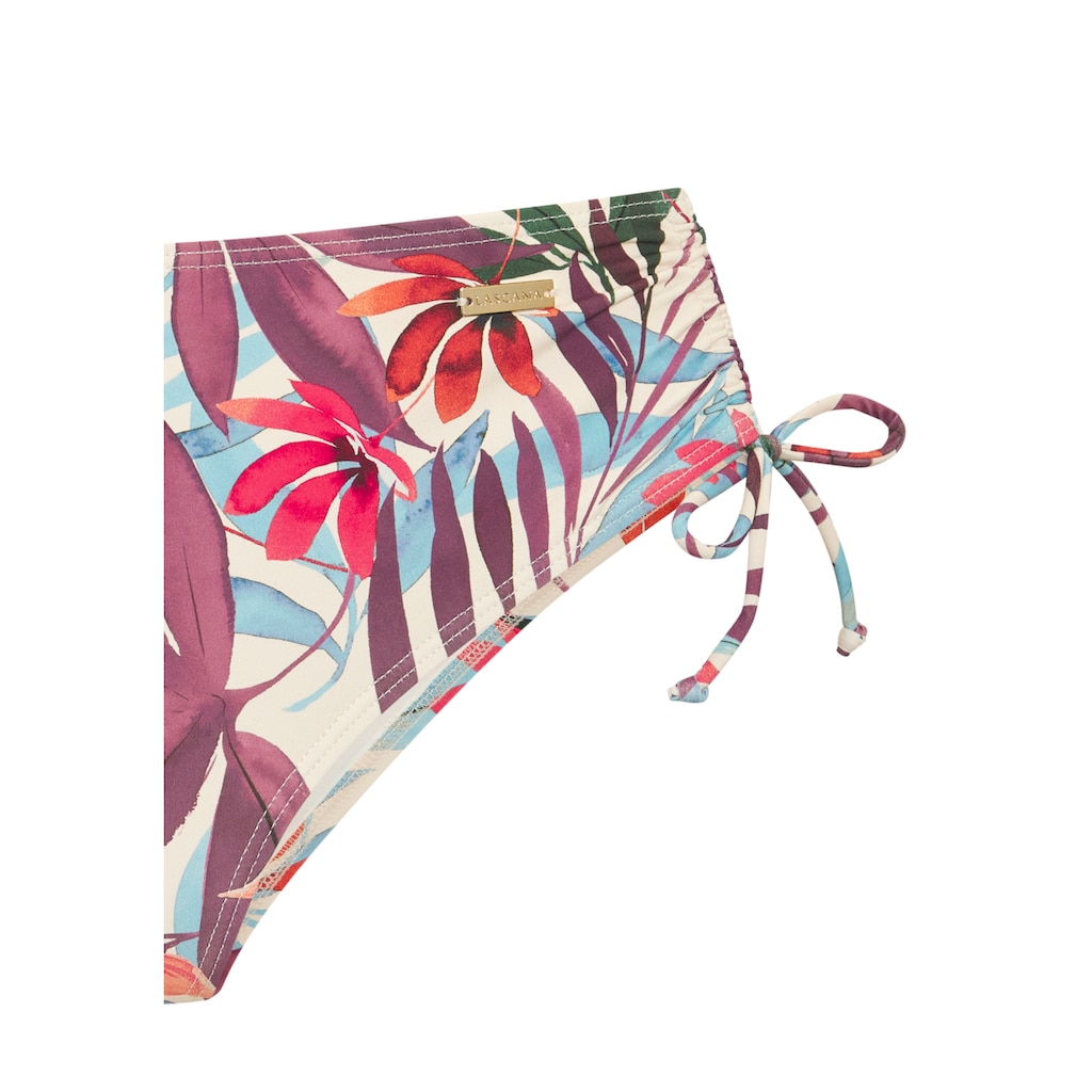 LASCANA Bikini-Hose »Imani«, mit sommerlichem Blätterprint