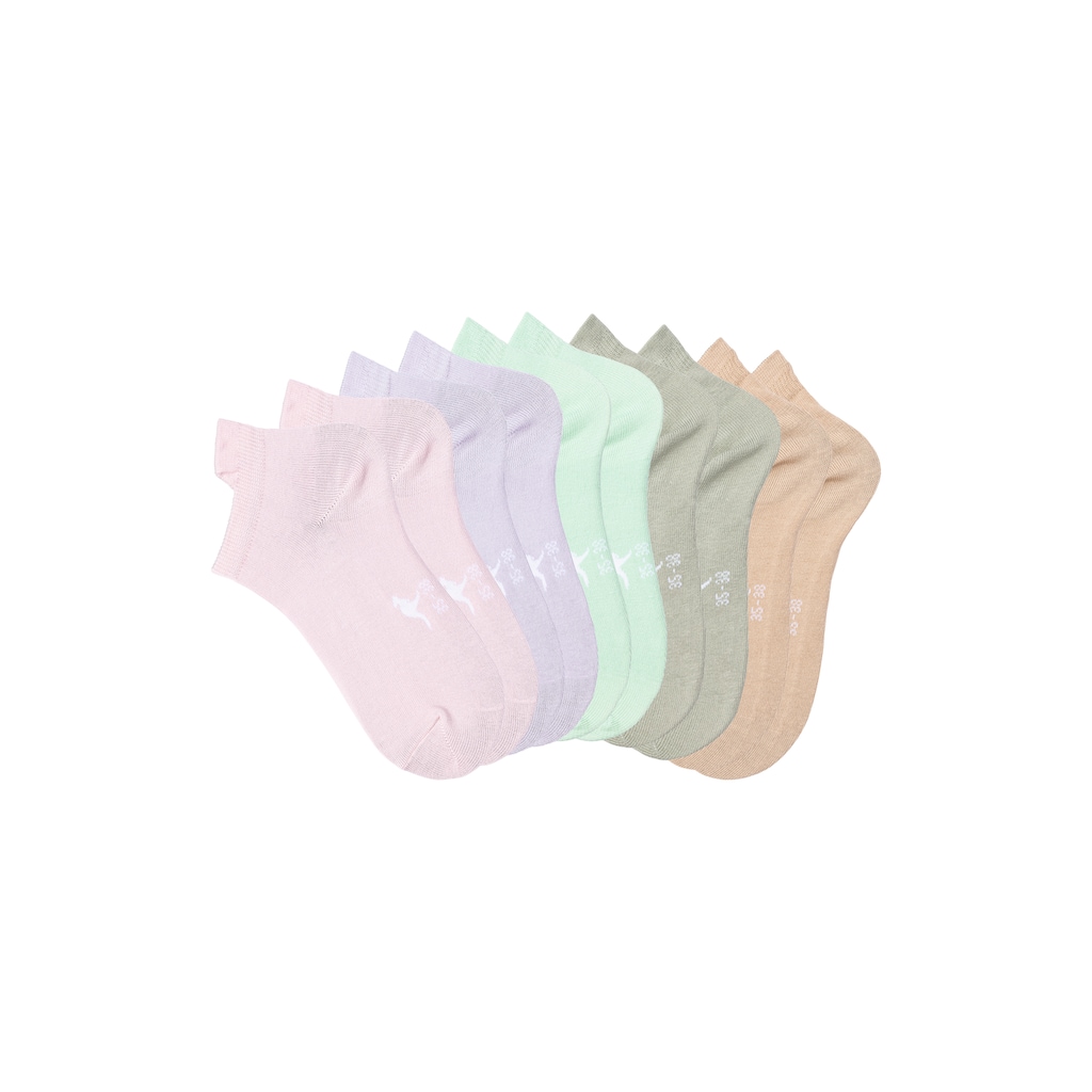 KangaROOS Sneakersocken, (Packung, 10 Paar), mit erhöhtem Bündchen