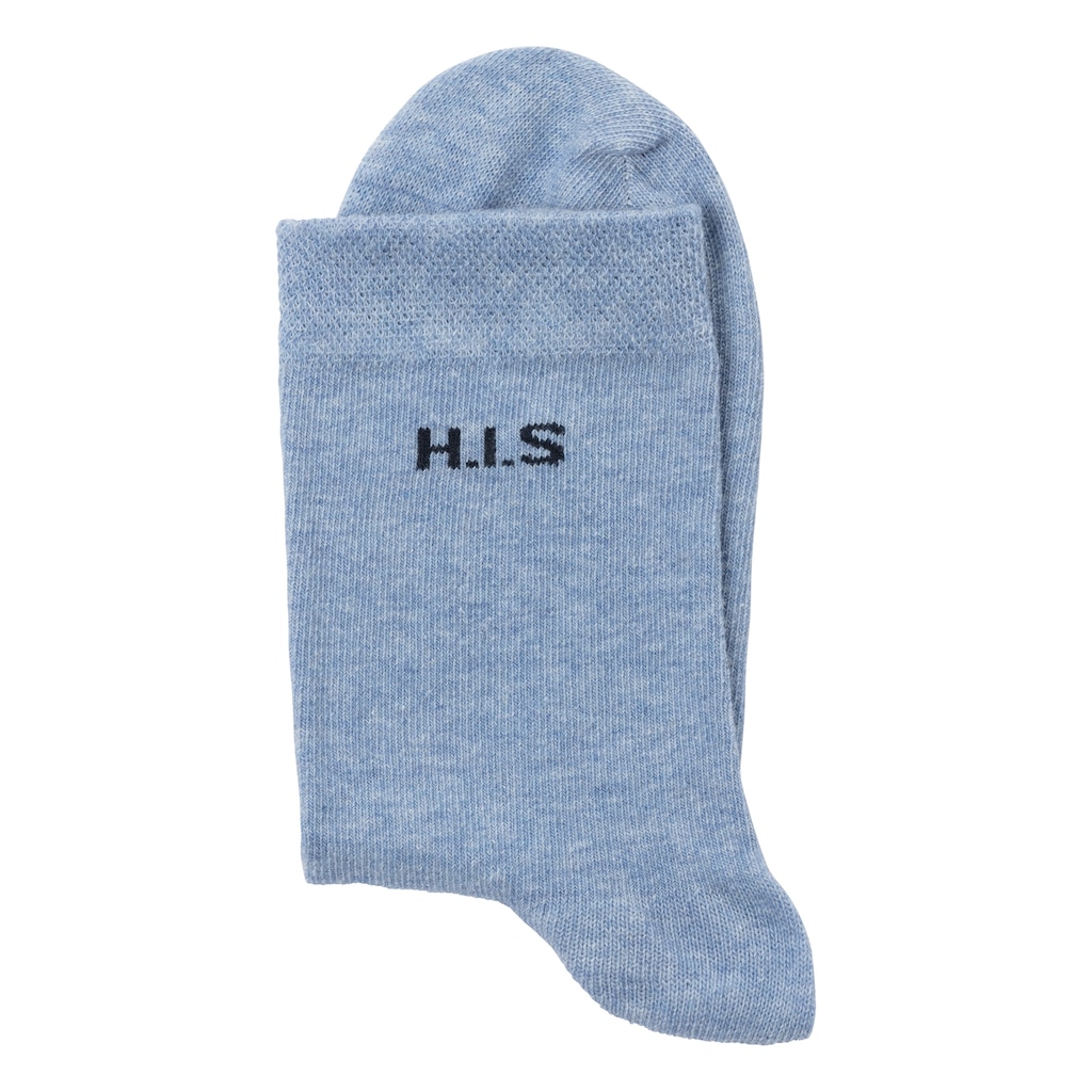 H.I.S Socken, (Packung, 4 Paar), ohne einschneidendes Bündchen