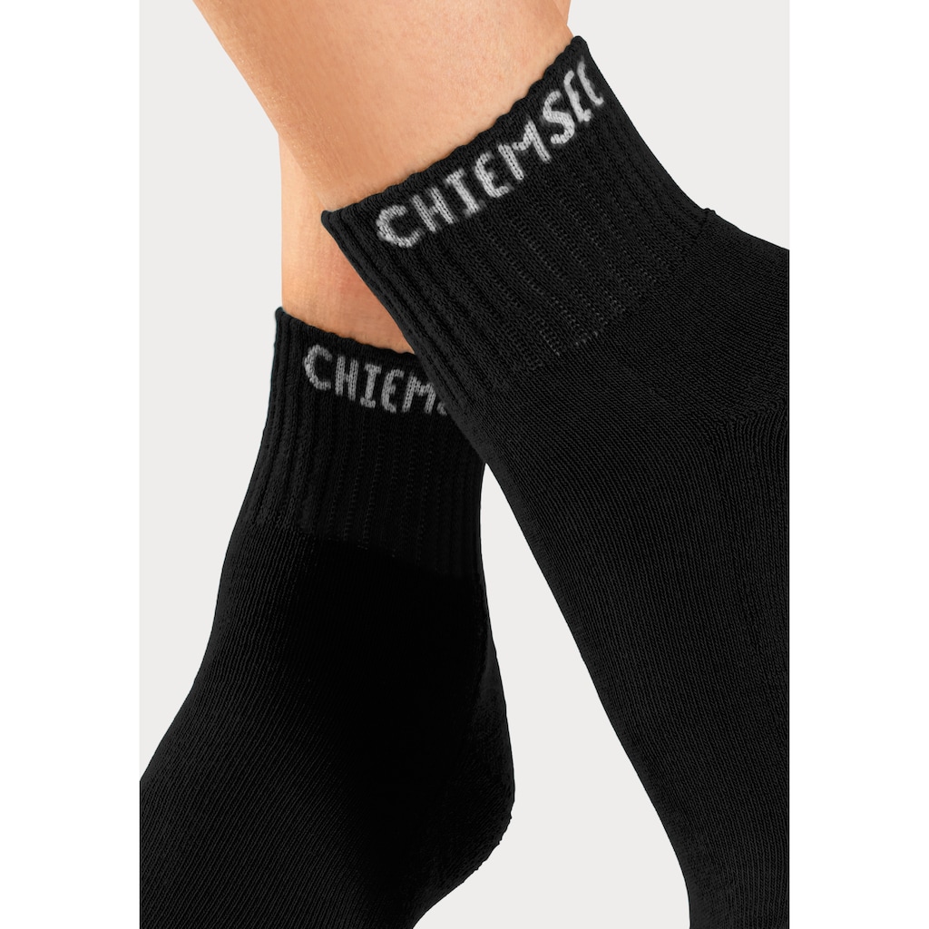 Chiemsee Kurzsocken, (Packung, 6 Paar), mit eingestricktem Markennamen
