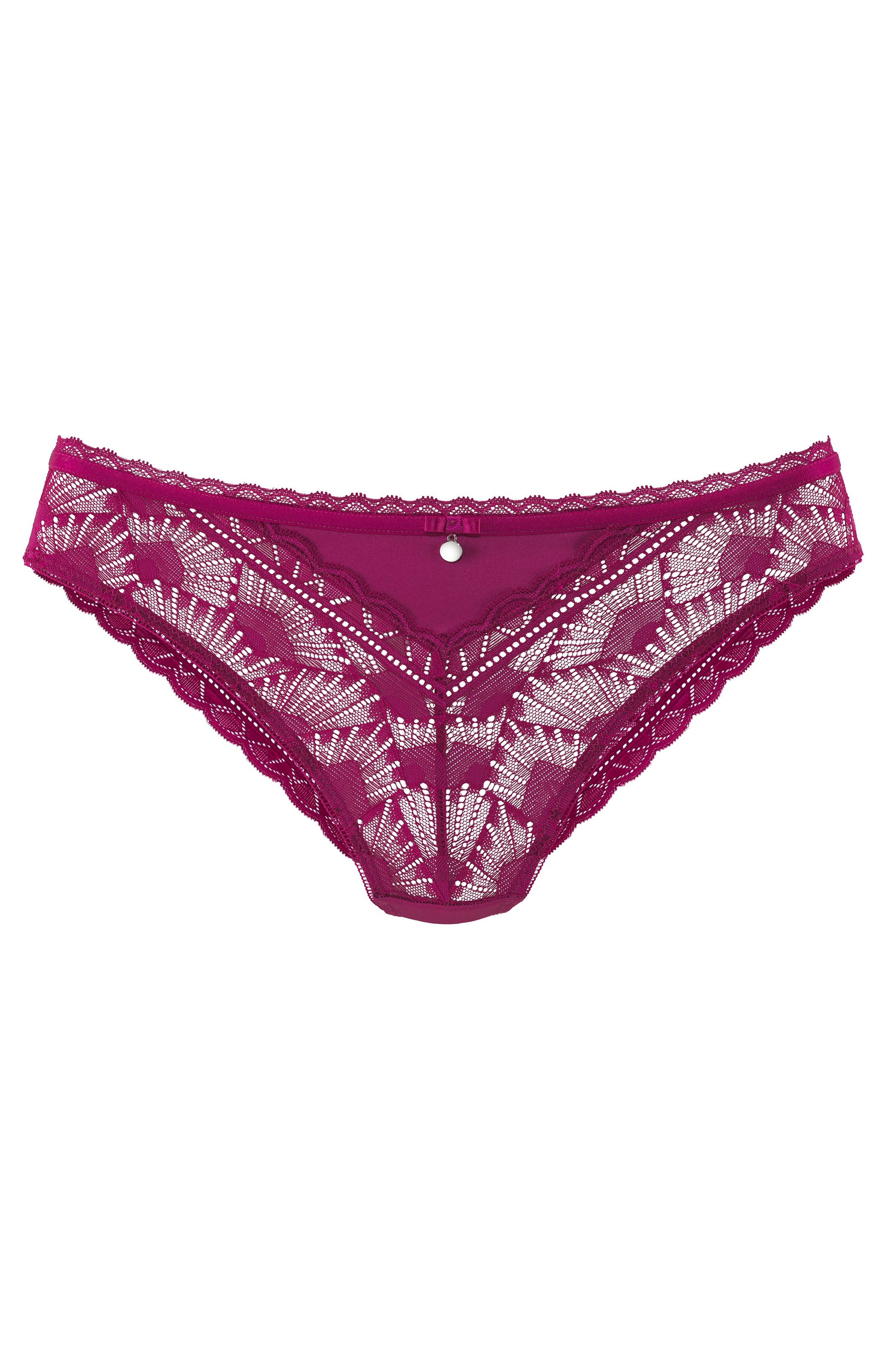 s.Oliver Stringpanty »Adèle«, aus blickdicht unterlegter, graphischer Spitze