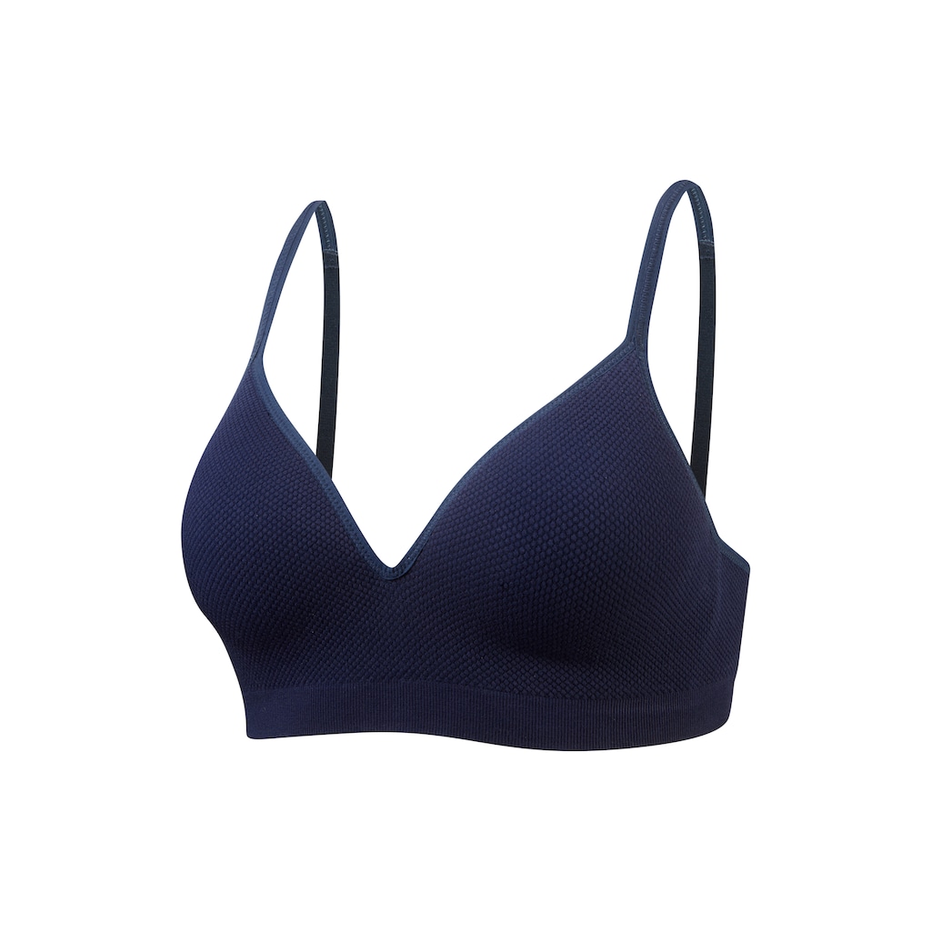 LASCANA Push-up-BH »COMFY BRA«, ohne Bügel aus weicher Baumwollqualität, Basic Dessous