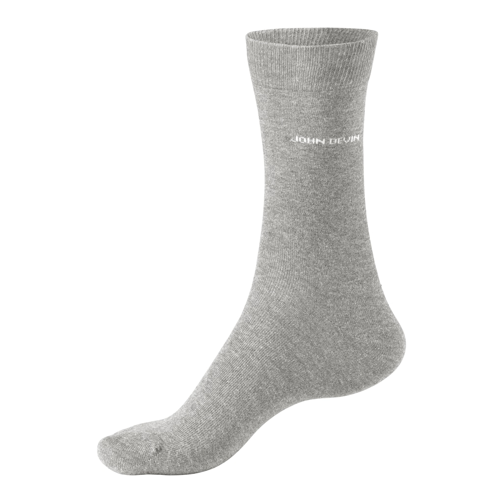 John Devin Basicsocken, (Packung, 7 Paar), für jeden Tag