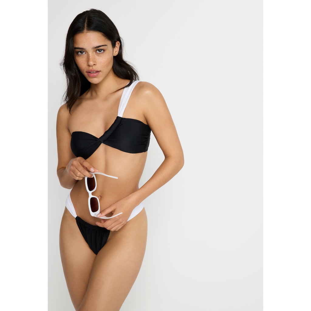 LSCN by LASCANA Bandeau-Bikini, mit One-Shoulder