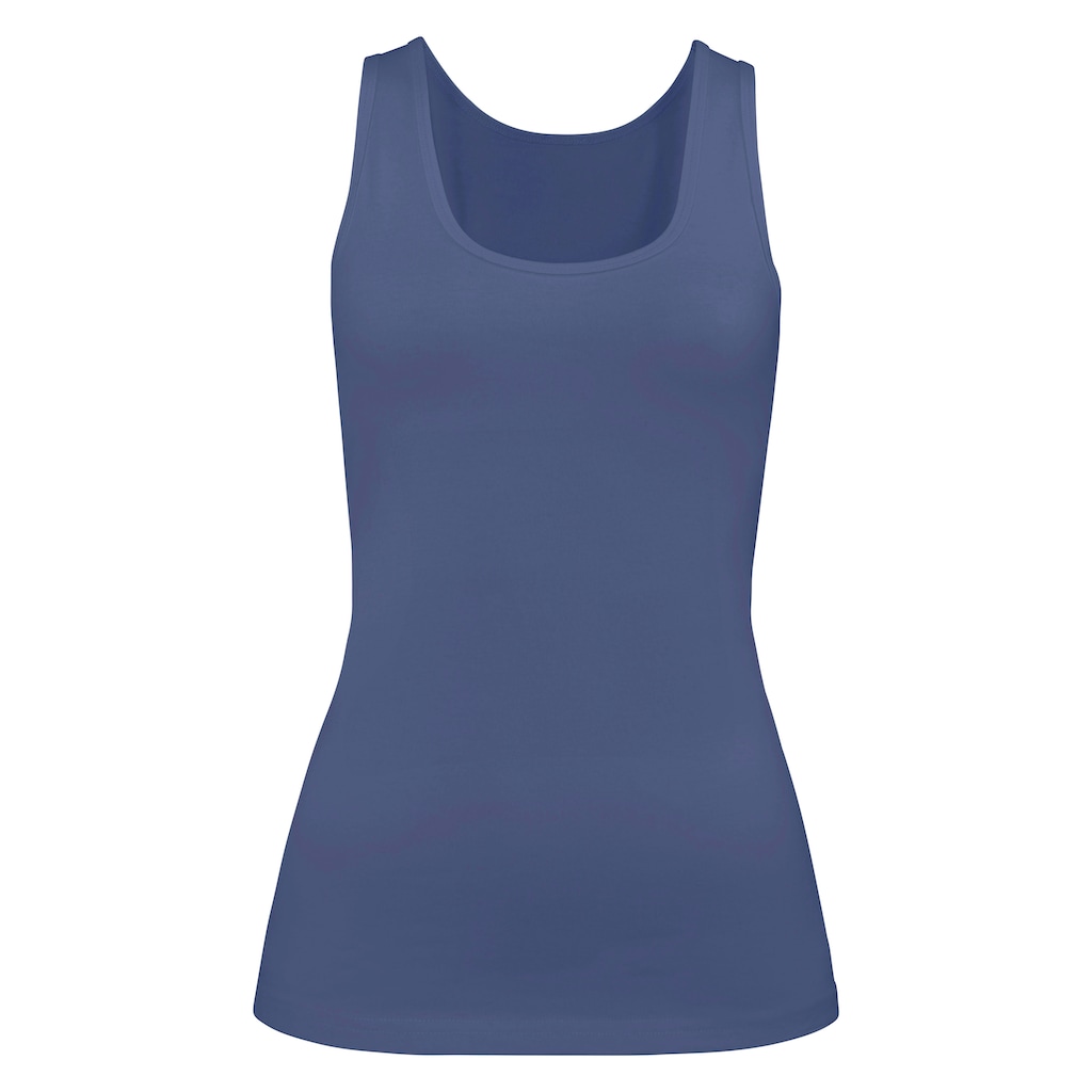 H.I.S Unterhemd, (2er-Pack), aus elastischer Baumwoll-Qualität, Tanktop, Unterziehshirt