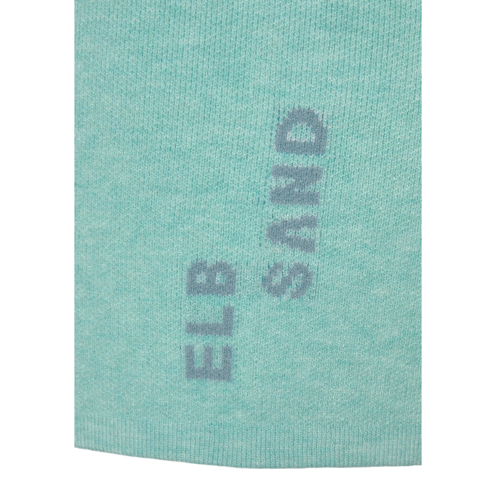 Elbsand Strickhose, aus hochwertigem Strick, mit Logostickerei, Loungewear