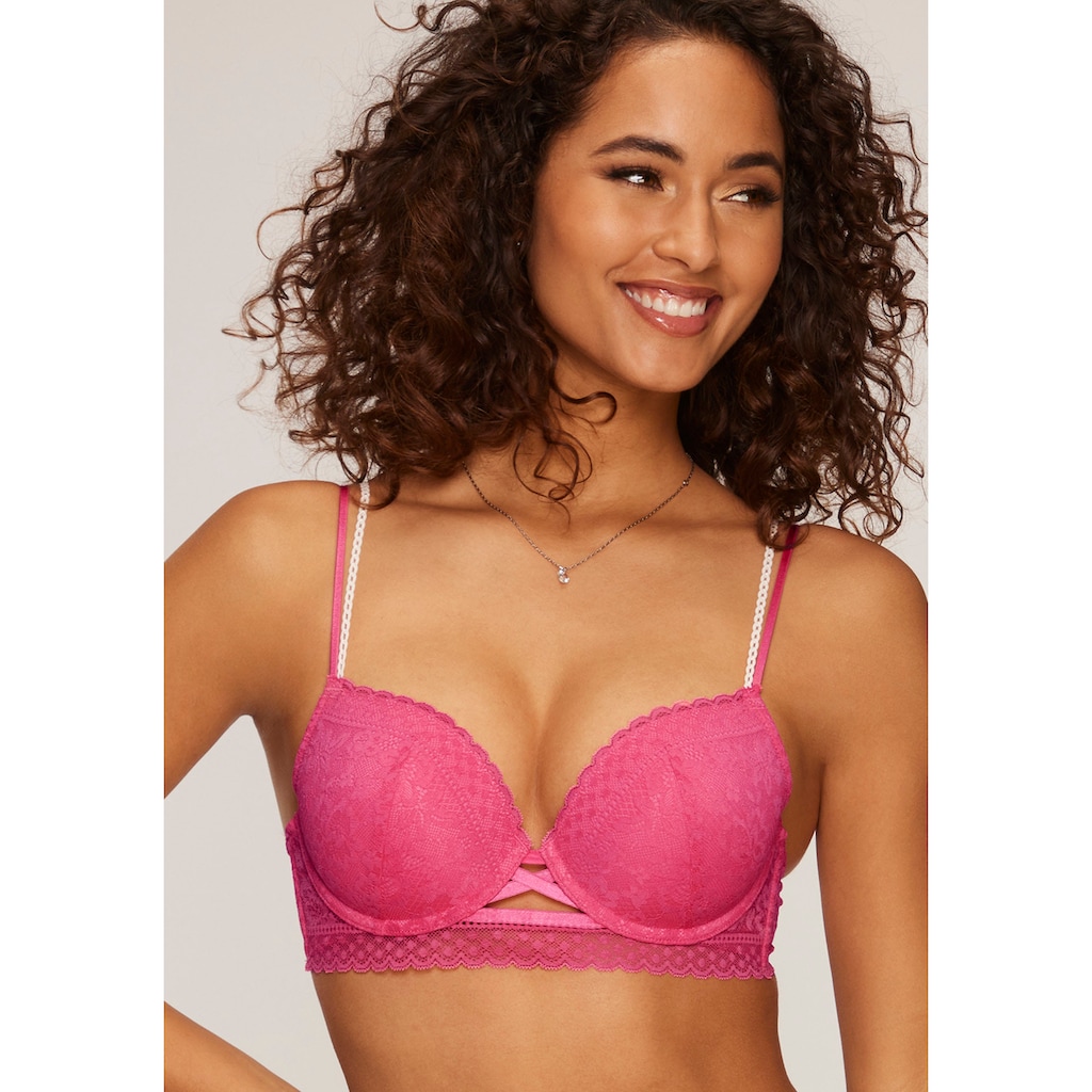 Vivance Push-up-BH »Viola«, mit Spitze aus anteilig recyceltem Polyamid, sexy Dessous