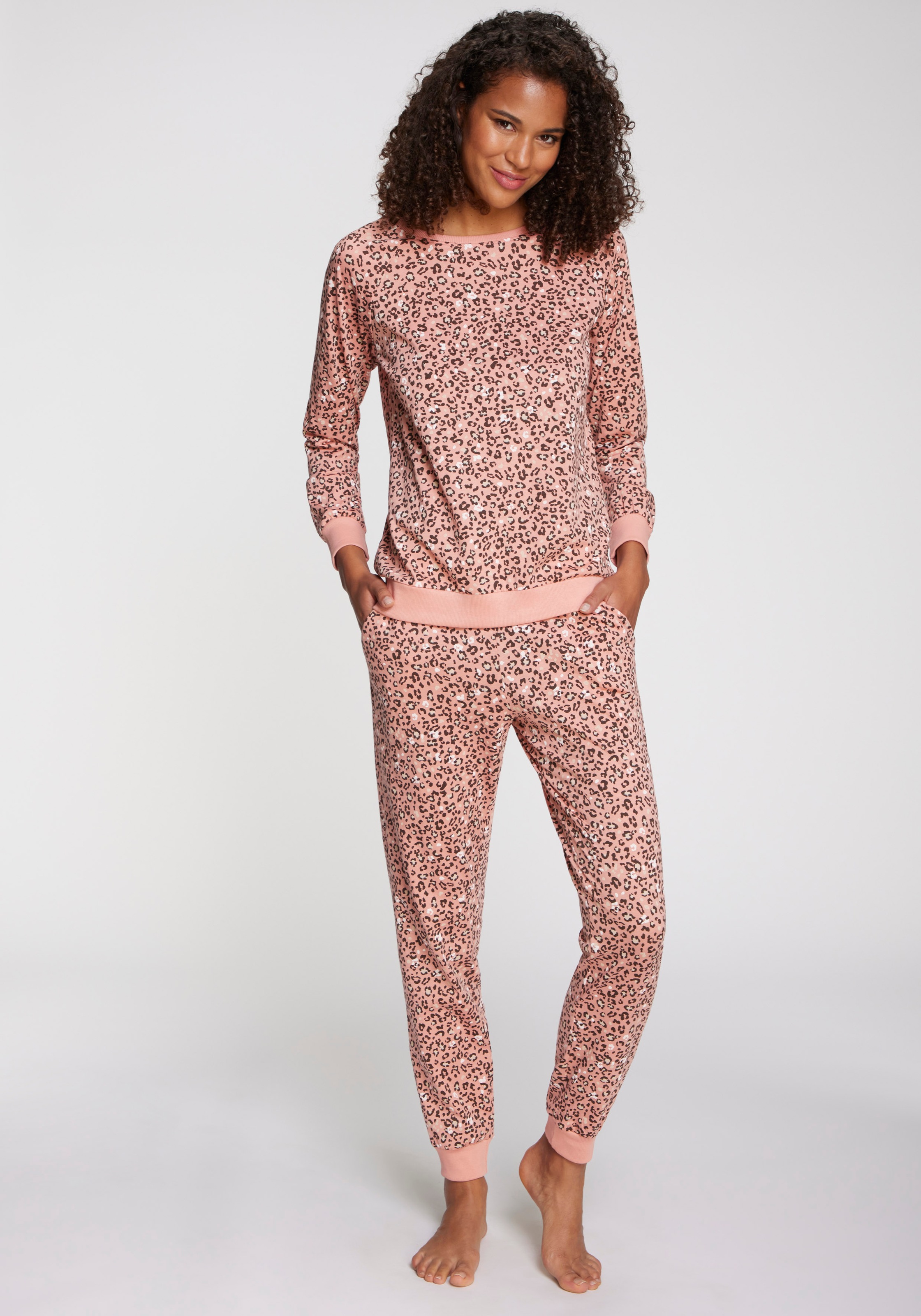 Vivance Dreams Pyjama 2 tlg. mit schönem Animalprint