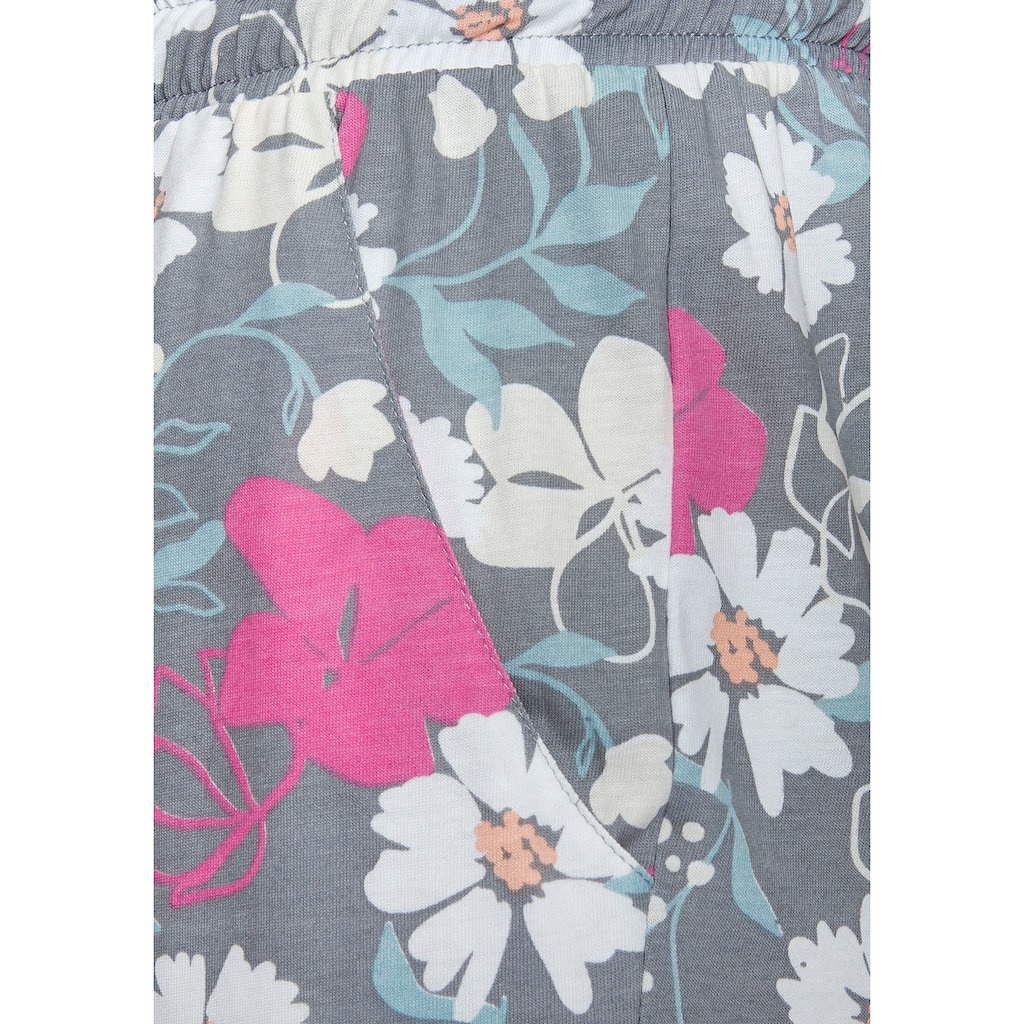 Vivance Dreams Pyjamahose, mit schönem Alloverdruck