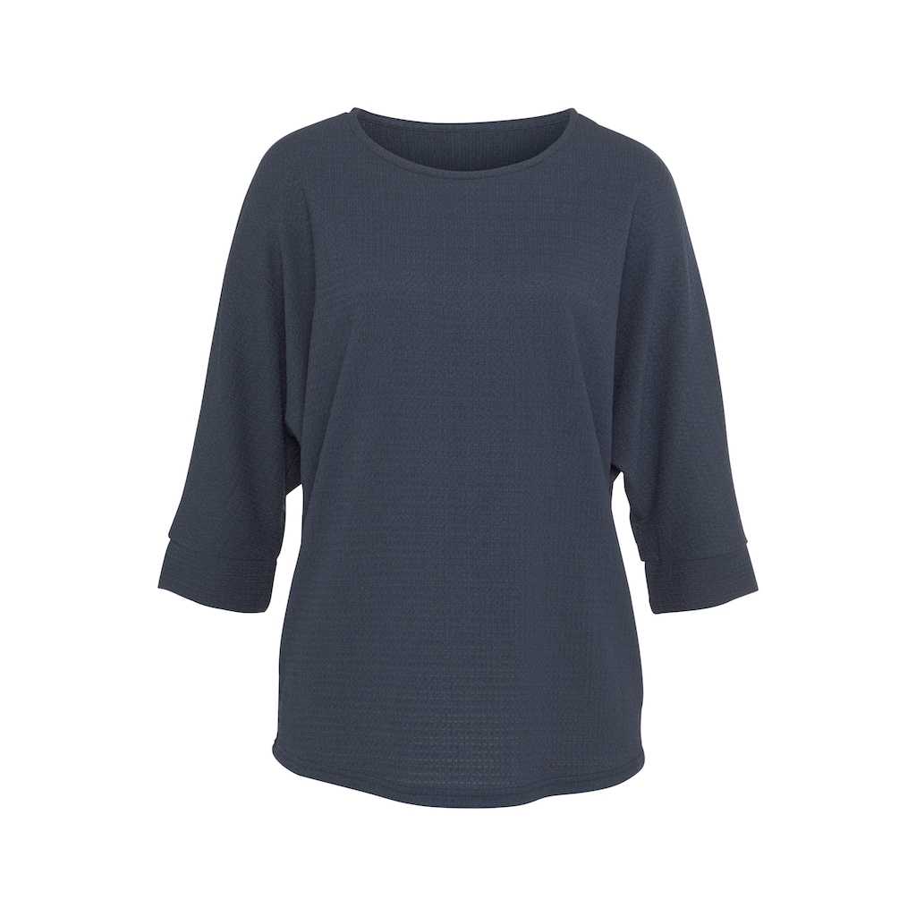 Vivance 3/4-Arm-Shirt »aus bügelfreier Crêpe-Qualität«