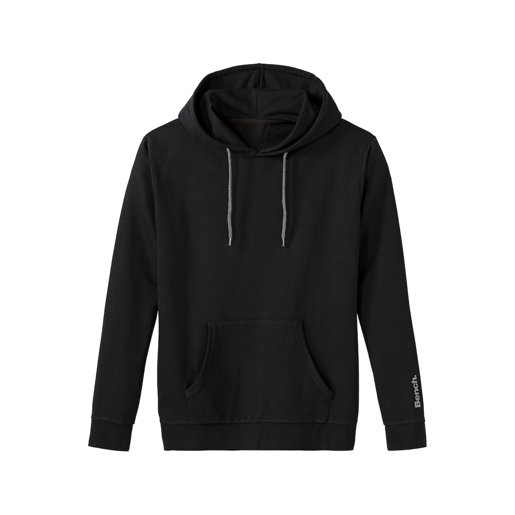 Bench. Loungewear Hoodie, Langarm, Sweatshirt mit Rundhals und Kapuze, Baumwollmischung