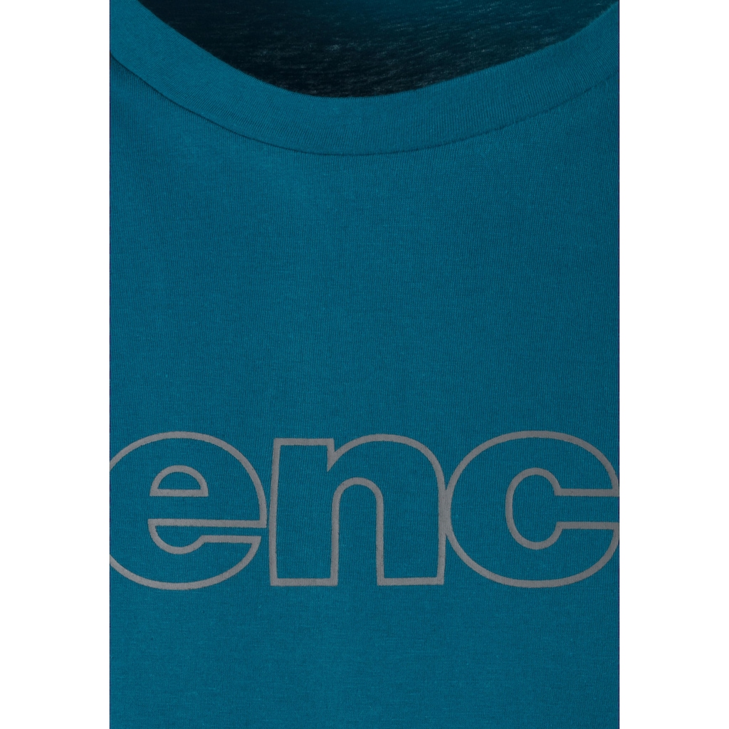 Bench. Loungewear Langarmshirt, (2 tlg.), mit Bench. Print vorn