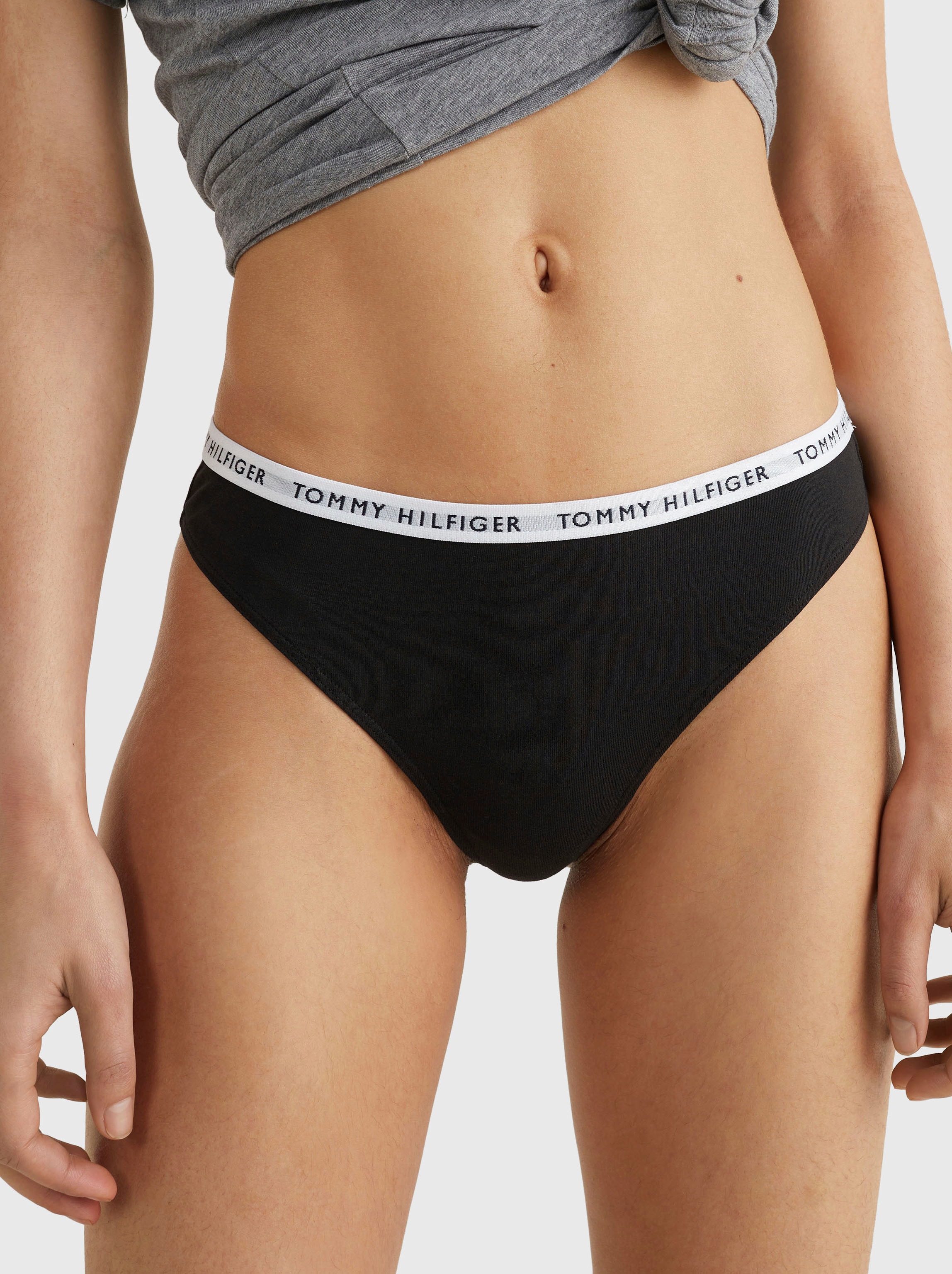 Tommy Hilfiger Underwear String 3 cuis mit schmalem Logobündchen