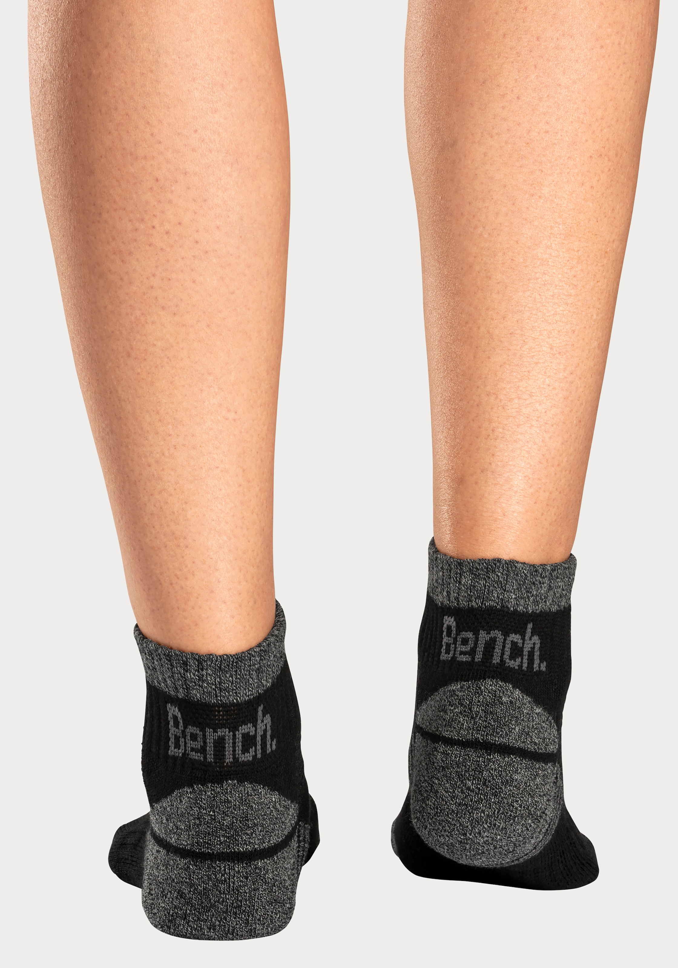 Bench. Kurzsocken Packung, 3 Stk. tlg. mit Mittelfussgummi und Pikee