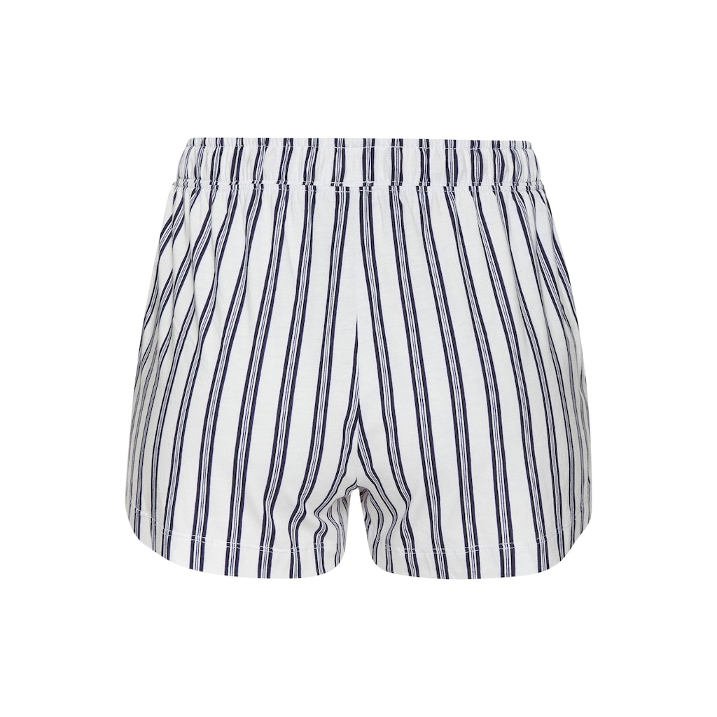 s.Oliver Pyjamashorts, mit schönem Allover-Print