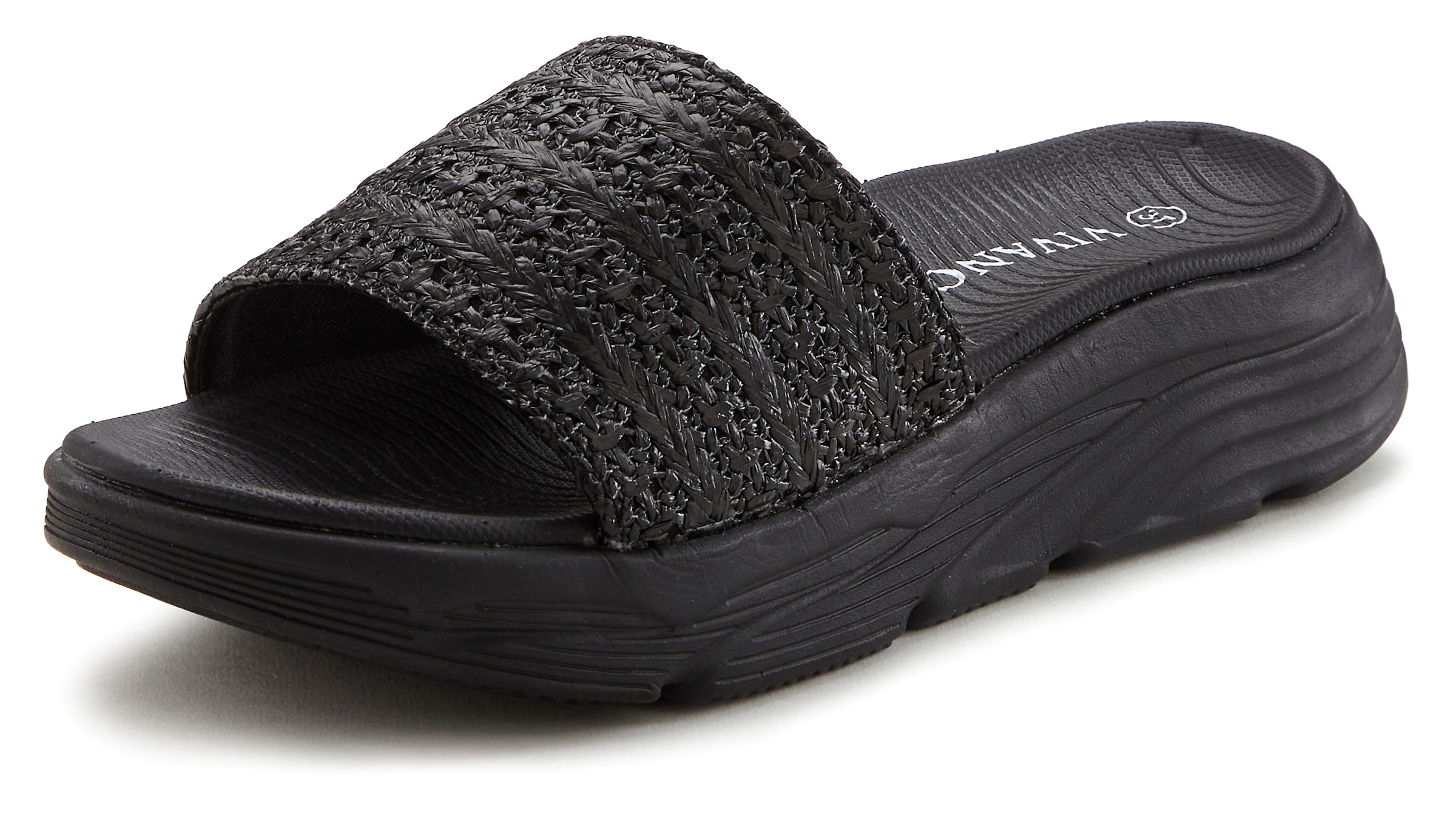 Vivance Pantolette »Mule, Sandale, Sommerschuh, offener Schuh,«  NOUVEAU avec semelle tendance VEGAN