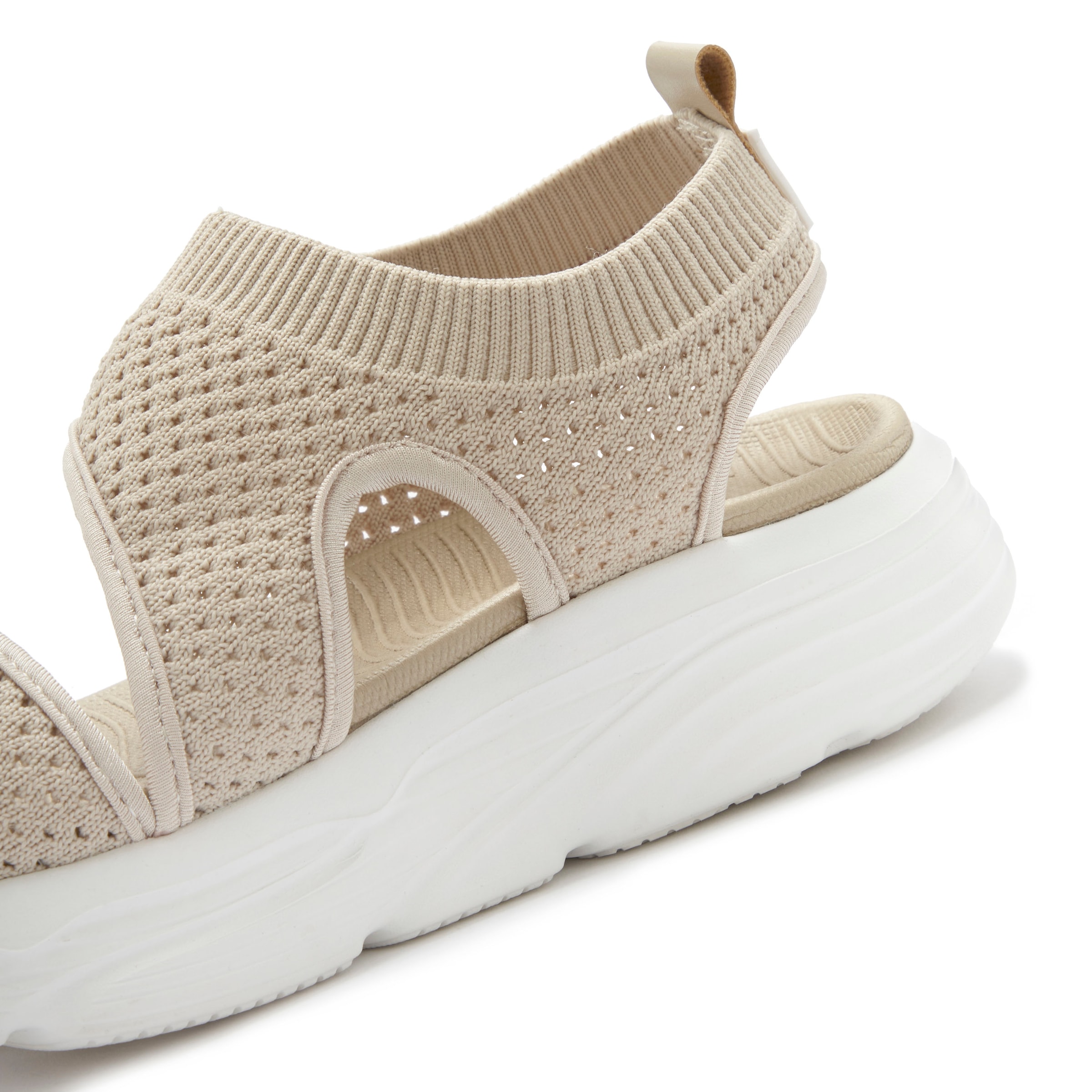 LASCANA Sandale »Sommerschuh«, Sandalette, Sommerschuh aus elastischem Textil besonders leicht VEGAN