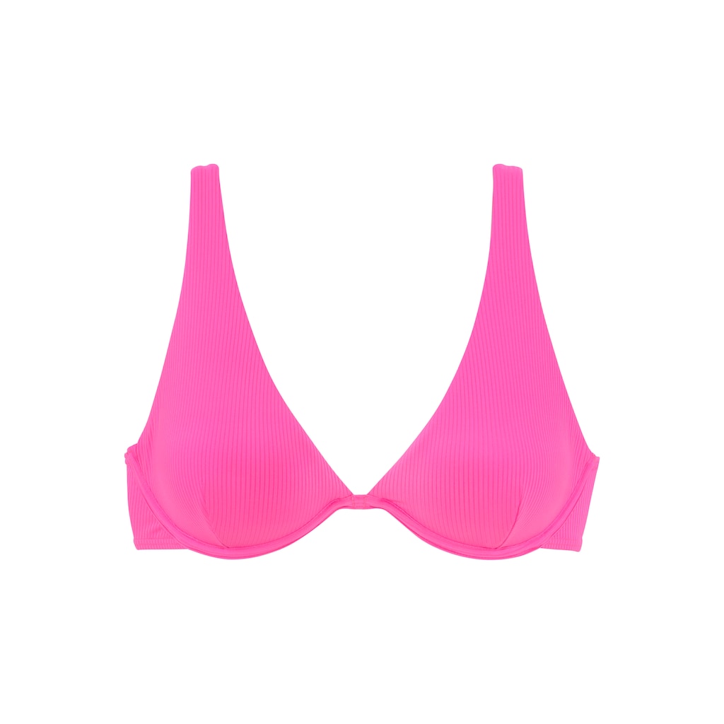 Venice Beach Bügel-Bikini-Top »Lucky«, aus gerippter Strukturware