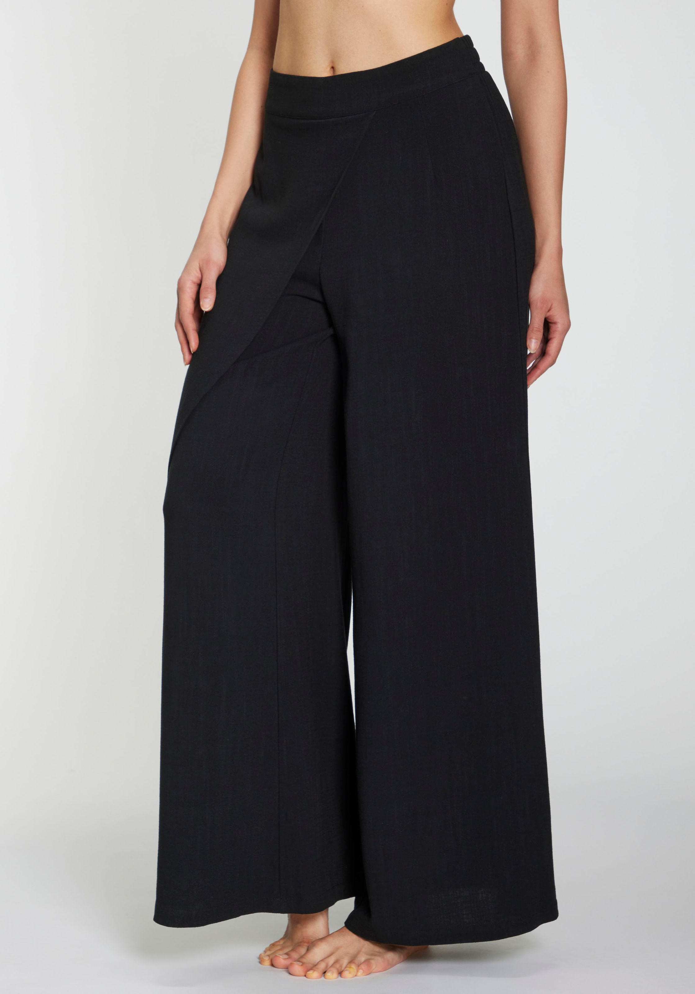 French Connection Pantalon en lin  im weit fliessendem Lagenlook
