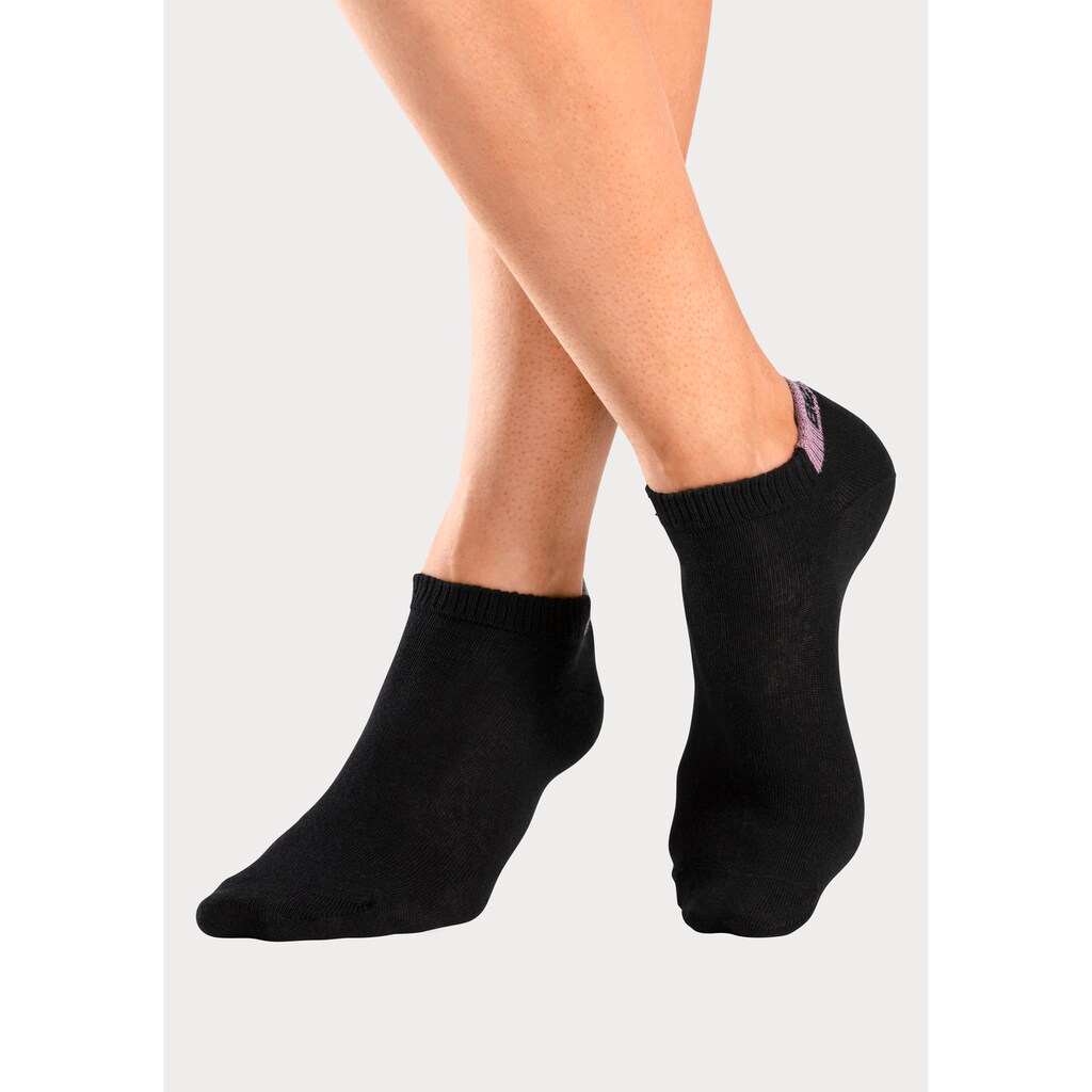 Bench. Sneakersocken, (Packung, 6 Paar), mit unterschiedlichen Designs