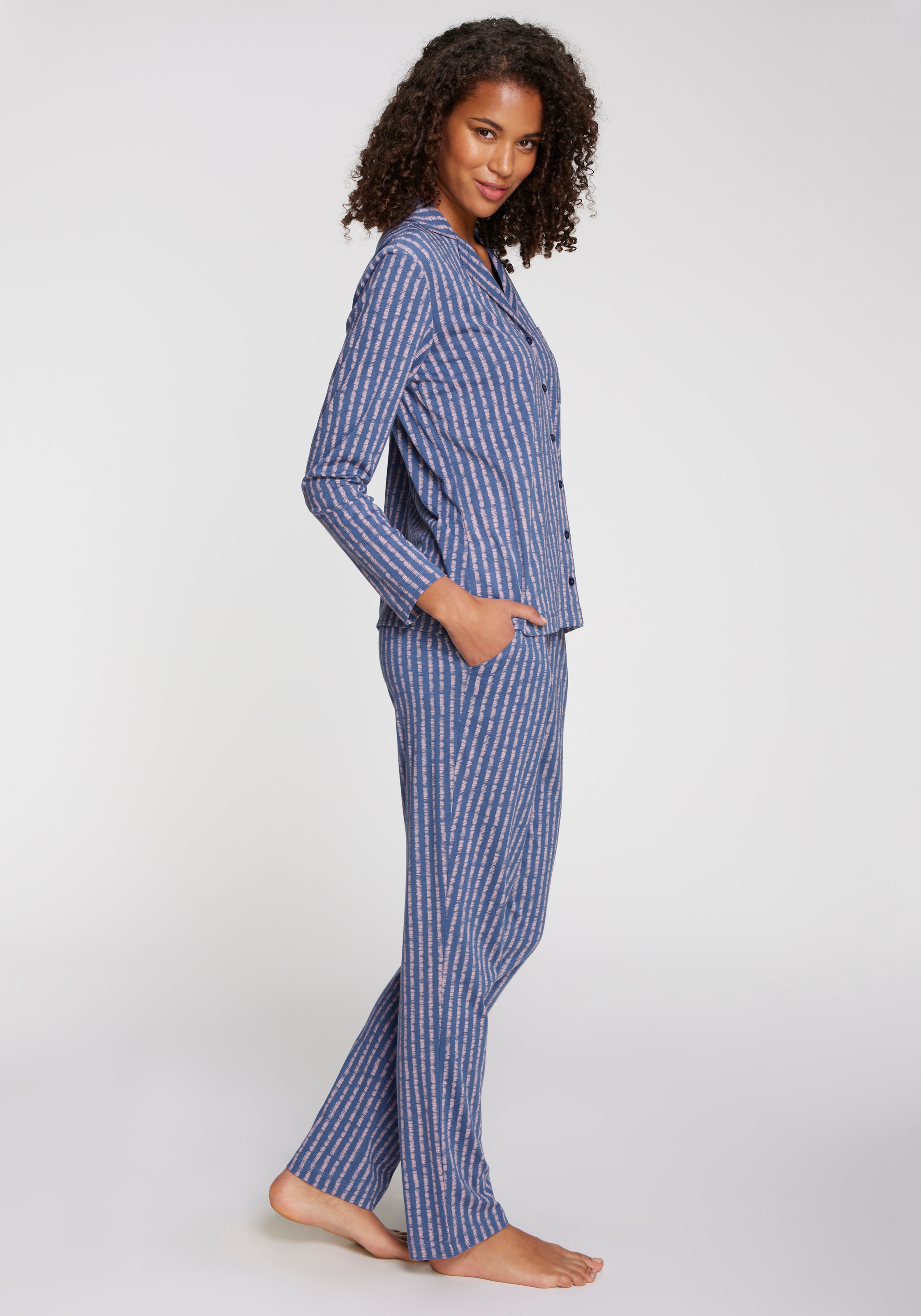 Vivance Dreams Pyjamahose, mit Schönem Allover-Muster