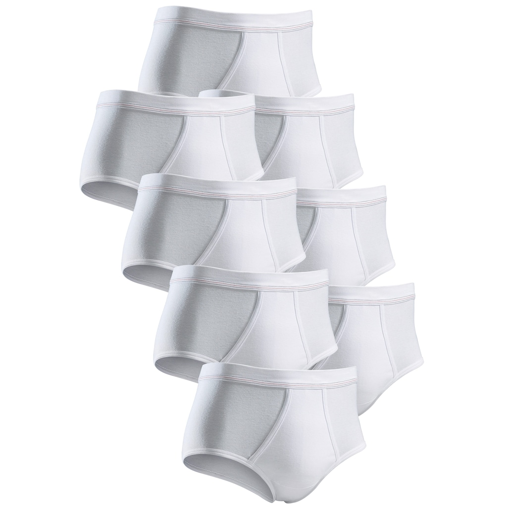 Clipper Slip, (Packung, 8 St.), schlichtes Basic für jeden Tag aus Feinripp