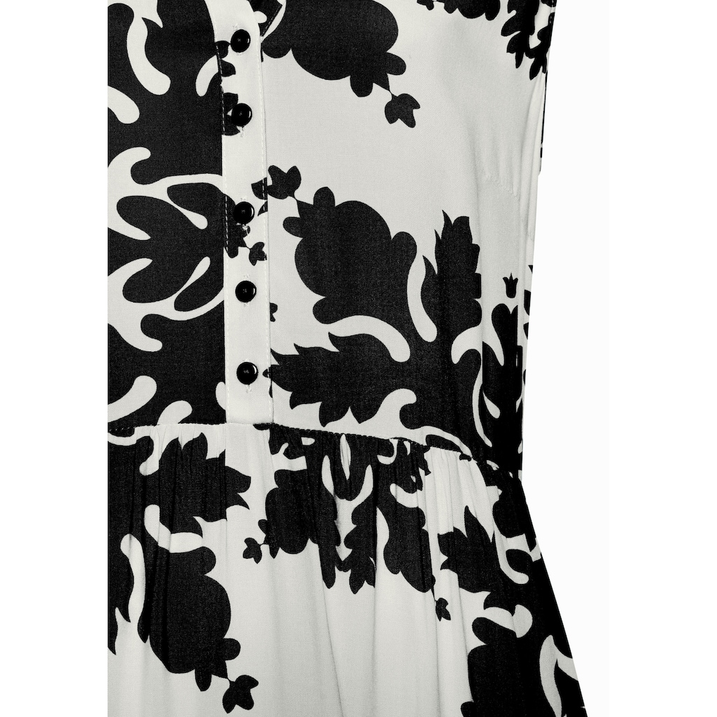 Vivance Maxikleid, mit Volants, Sommerkleid