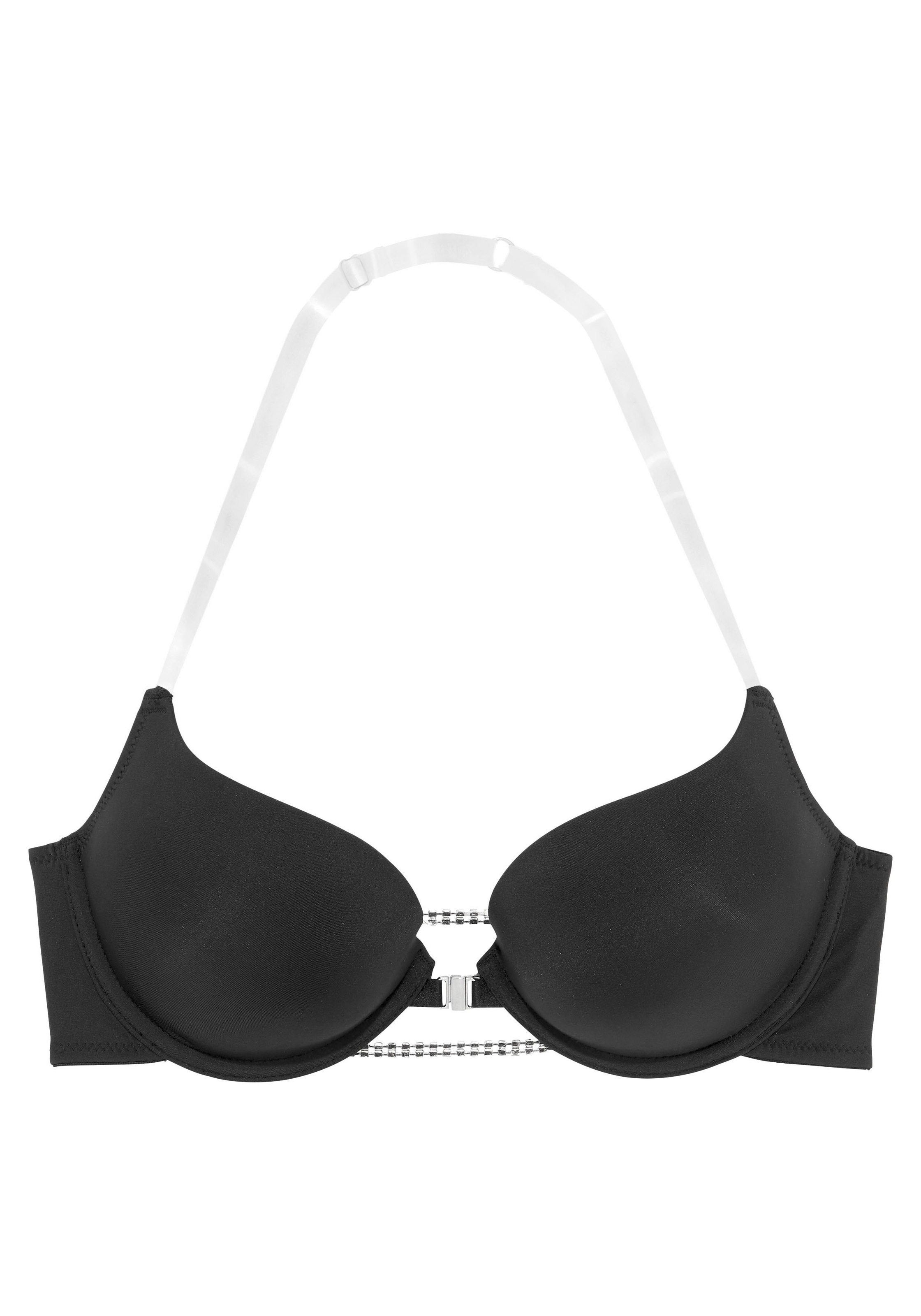 LASCANA Push-up-BH mit Strassrücken für tiefen Rückenausschnitt, sexy Dessous, Sommer