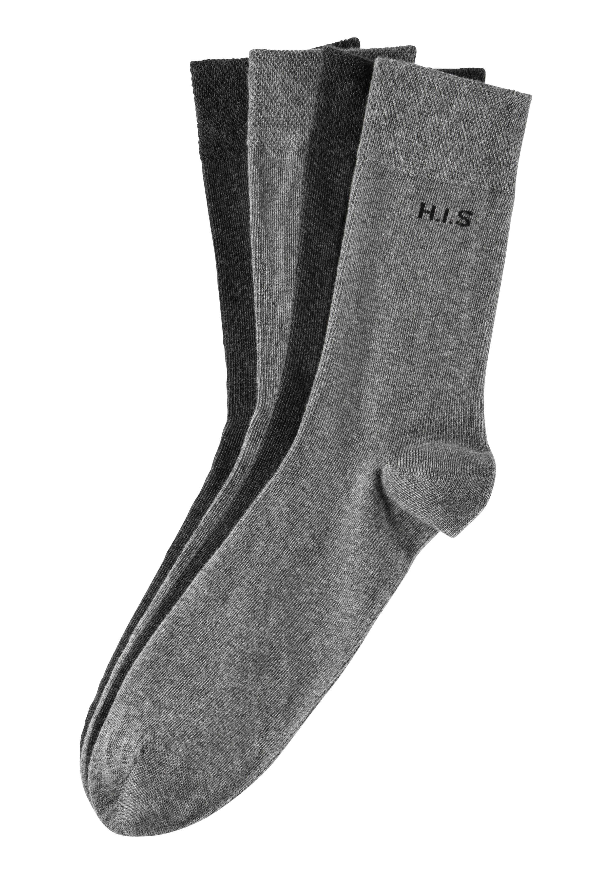 Thumbnail - H.I.S Socken, (Packung, 4 Paar), mit druckfreiem Bündchen