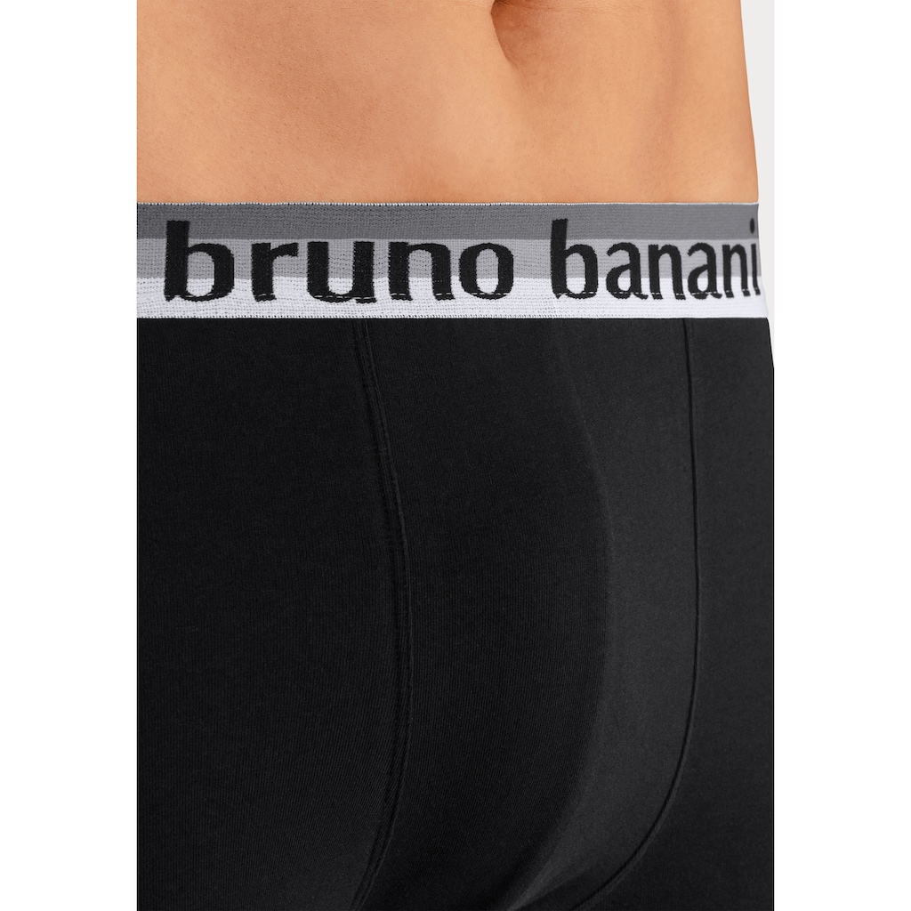 Bruno Banani Boxer »Boxershorts für Herren«, (Packung, 5 St.), mit Streifen Logo Webbund