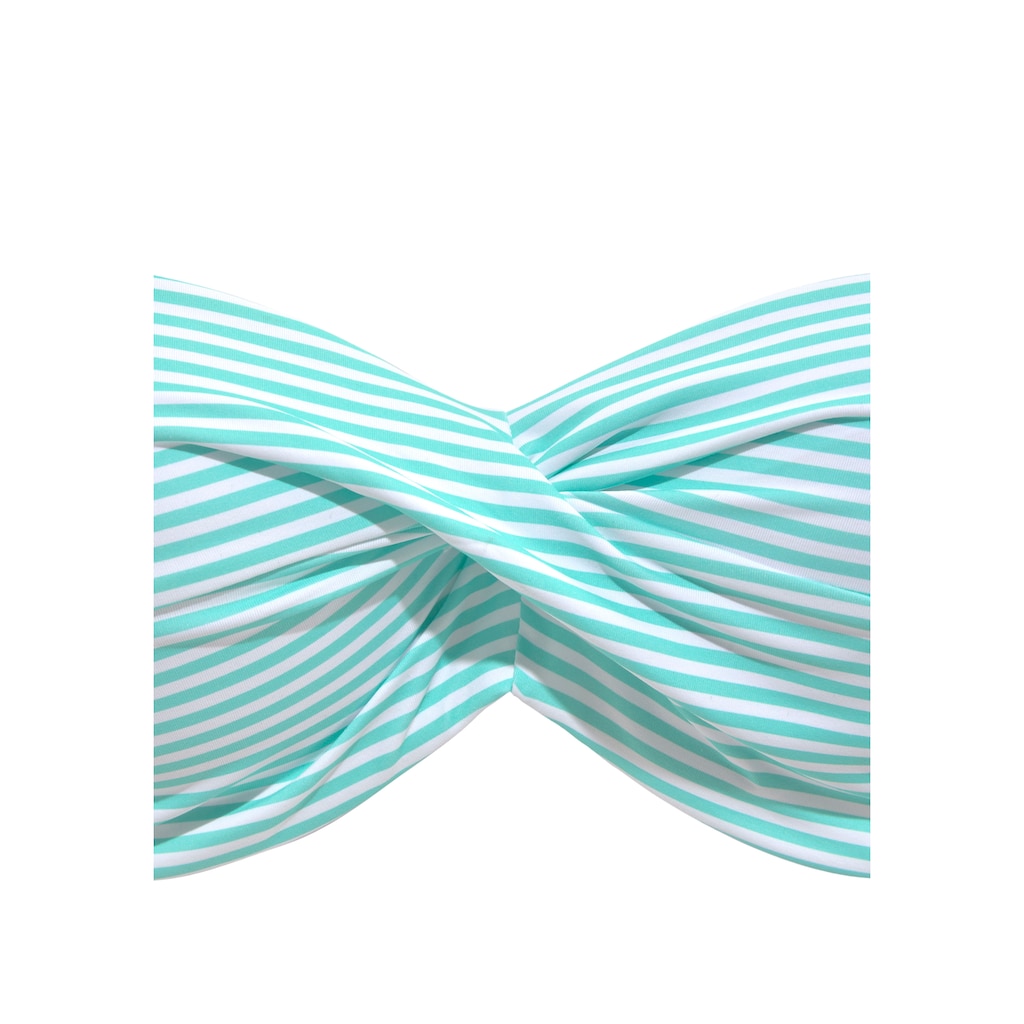 s.Oliver Bügel-Bandeau-Bikini, in getwisteter Optik