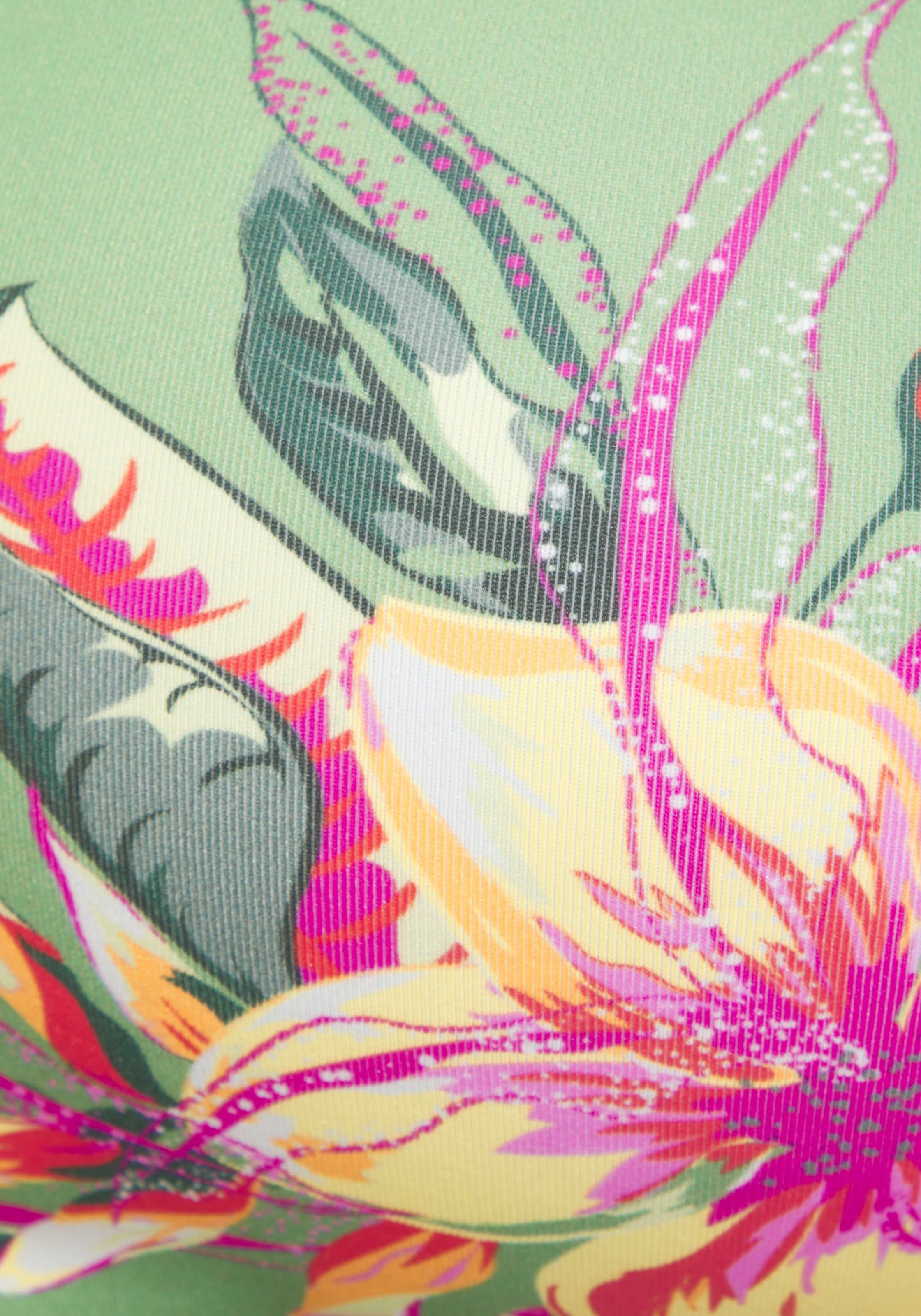 LASCANA Bustier-Bikini-Top »Malia«, mit tropischem Print