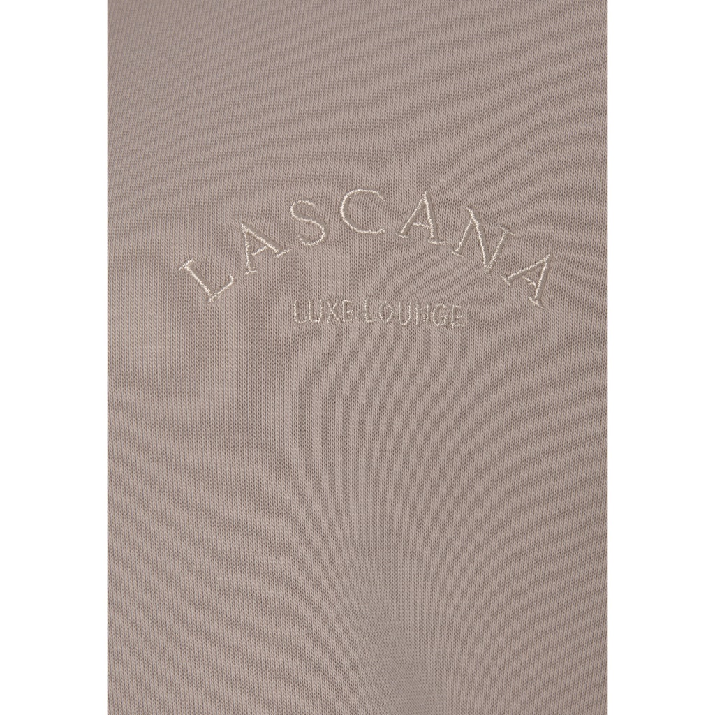LASCANA Kapuzensweatshirt, mit Logostickerei, Loungewear