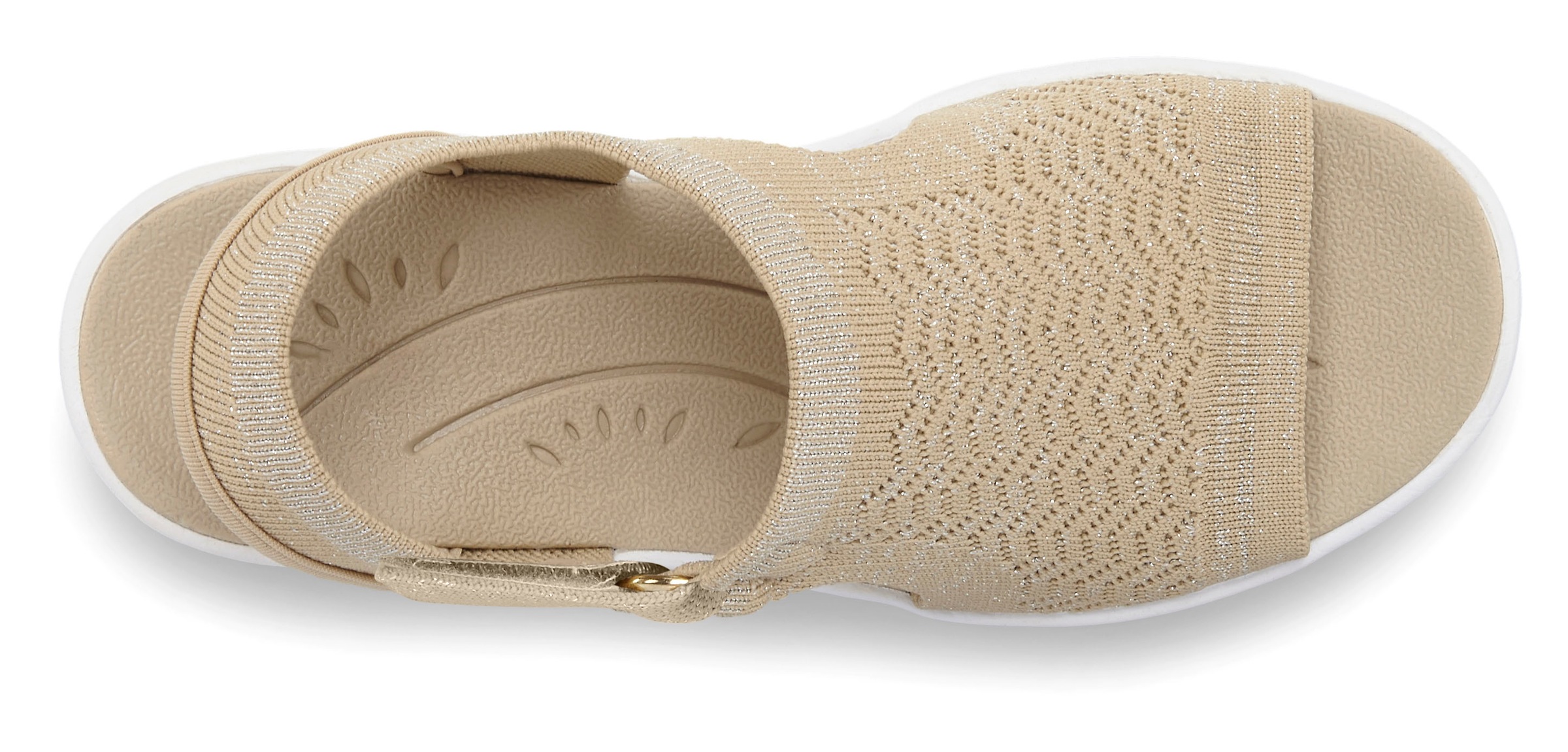 Vivance Sandales »Sandale, Sommerschuh, offener Schuh«  mit Keilabsatz und Klettverschluss VEGAN