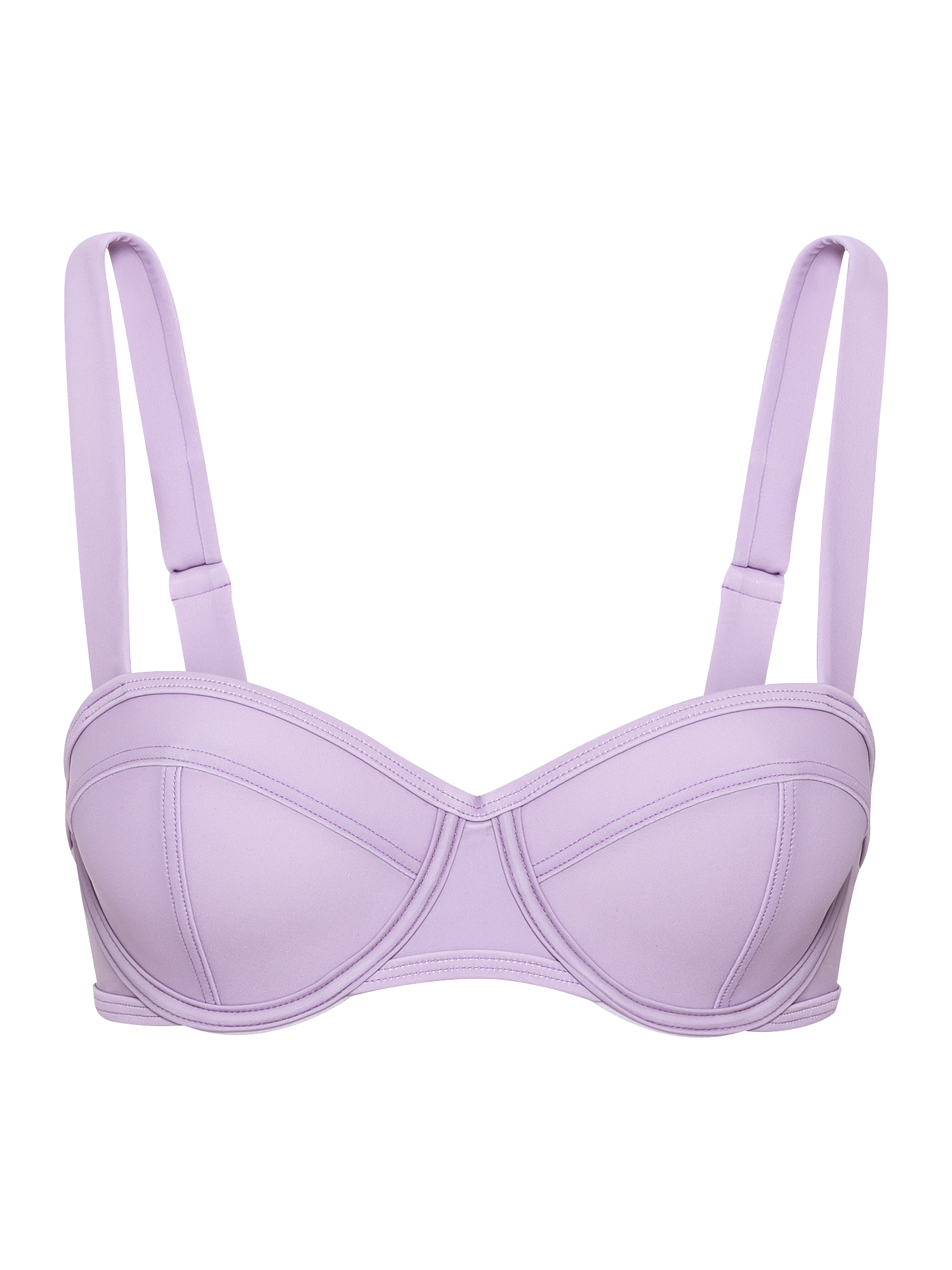 LSCN by LASCANA Bügel-Bikini-Top »Gina« mit Ziernähten