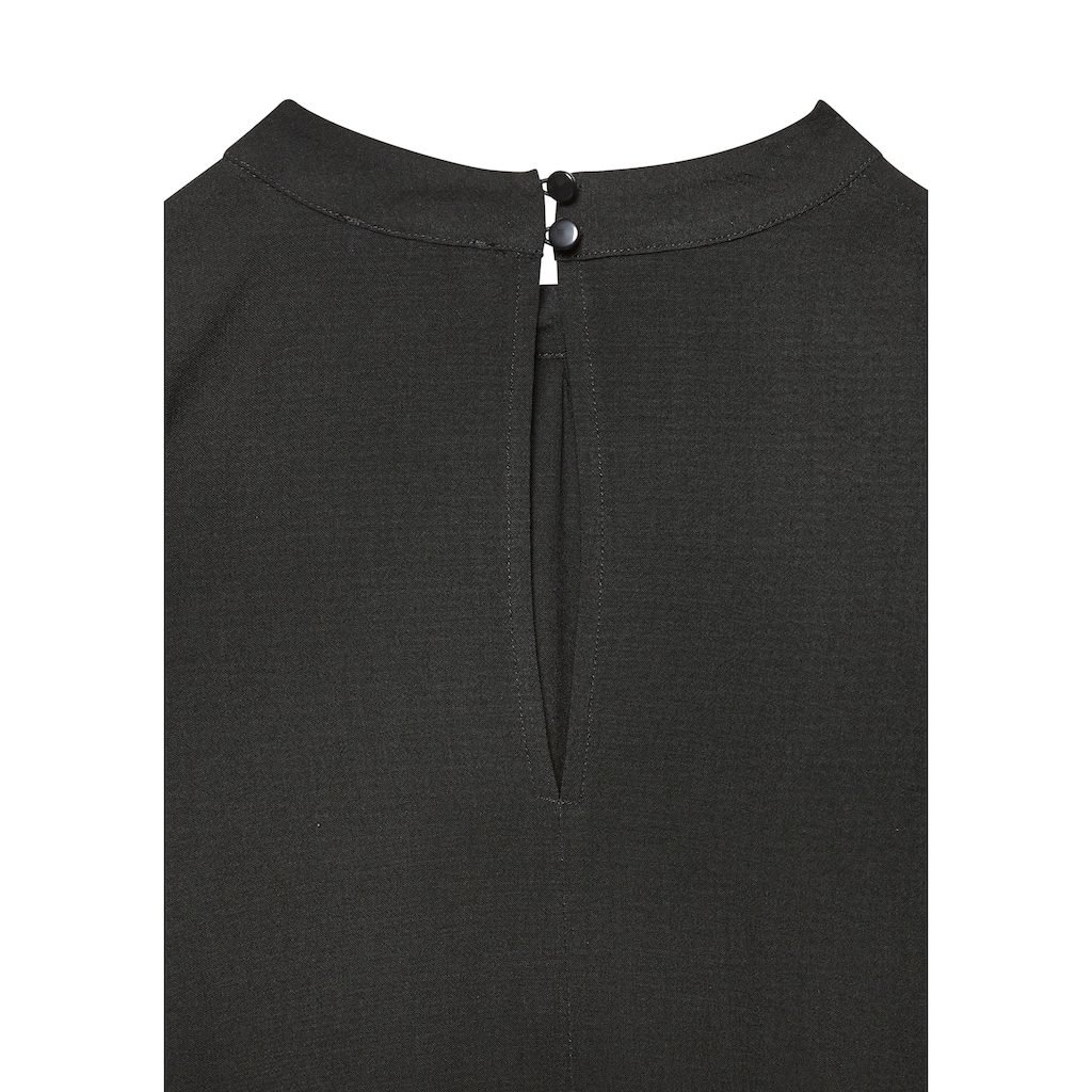 LASCANA Kurzarmbluse, in lockerer Passform, Damenbluse, sportlich elegant