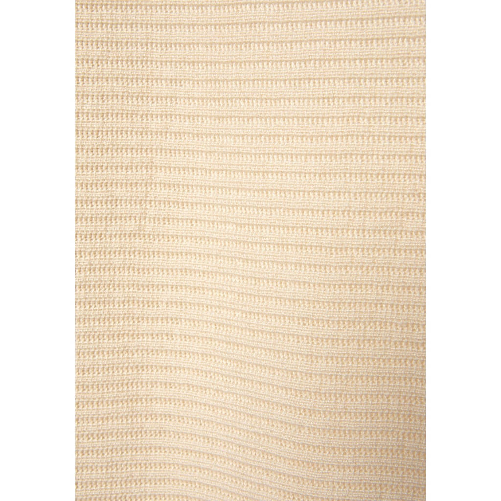 LASCANA Strickkleid, mit U-Boot-Ausschnitt