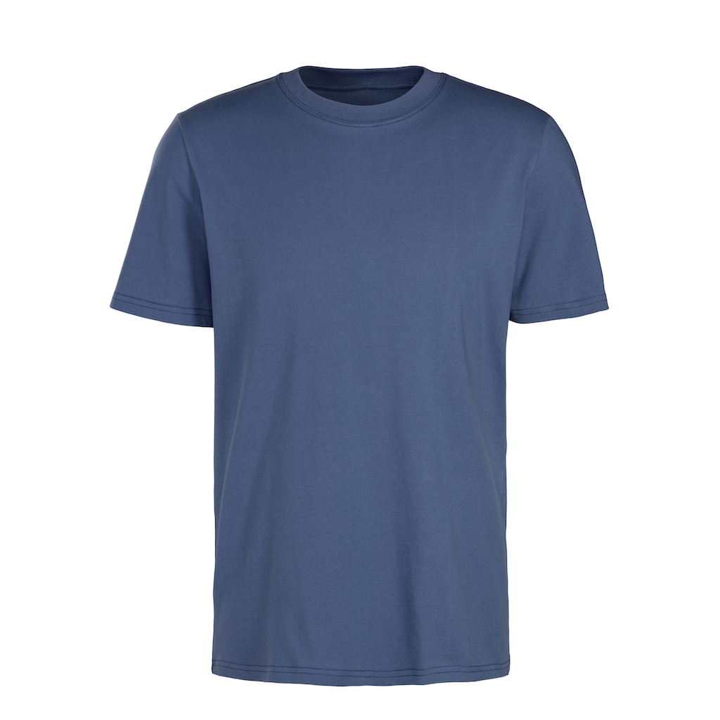KangaROOS T-Shirt, (2er-Pack), Freizeitshirt mit Kurzarm, Rundhals aus reine Baumwolle