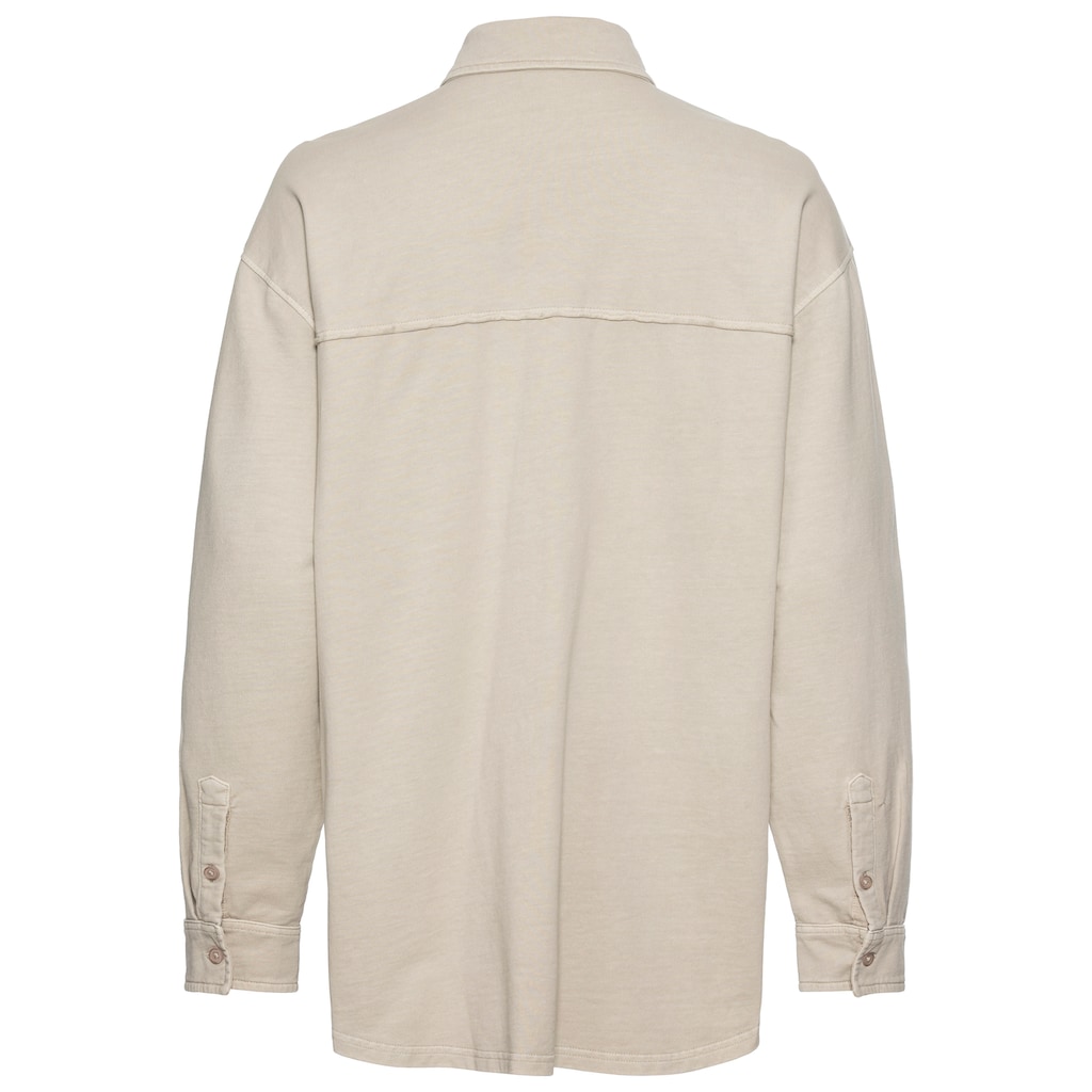Buffalo Blusenshirt, Loungeshirt im Used-Look, Loungewear