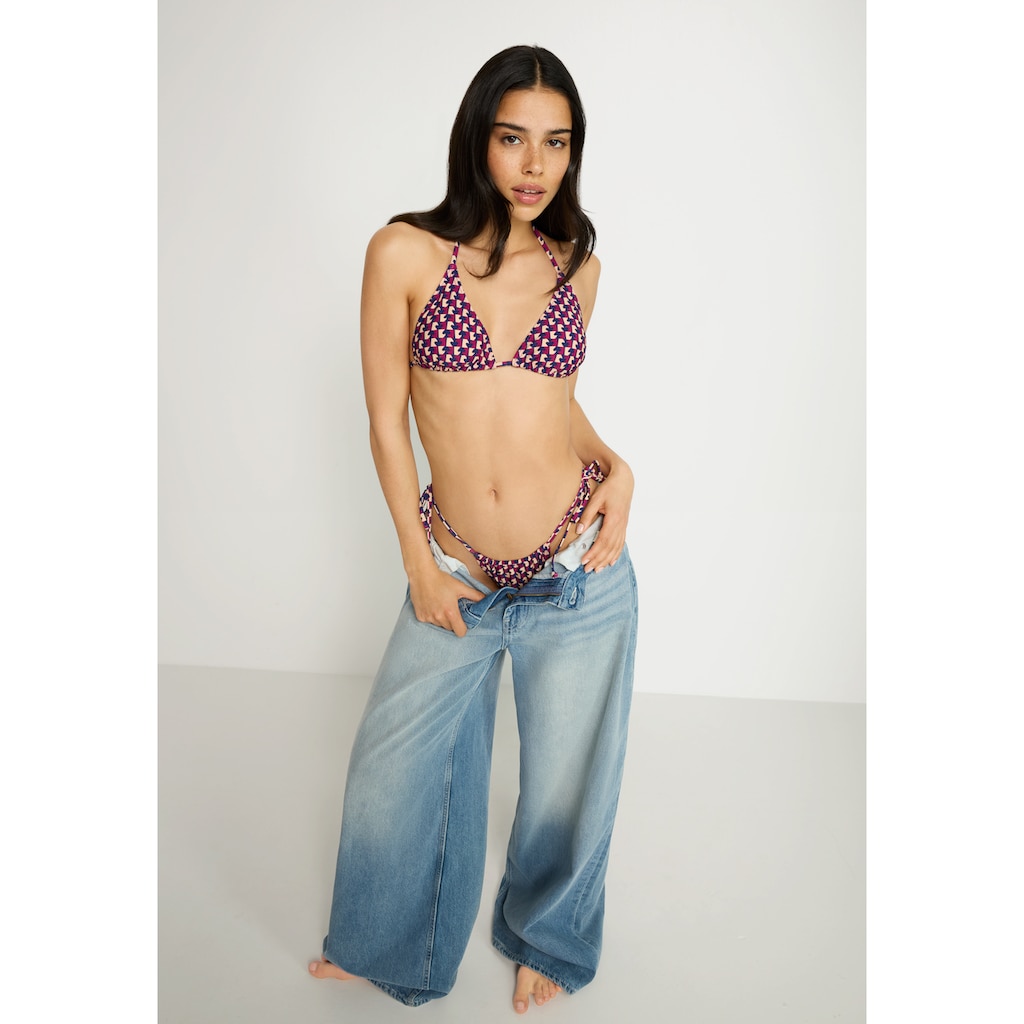 LSCN by LASCANA Triangel-Bikini, mit trendigem Allover-Print