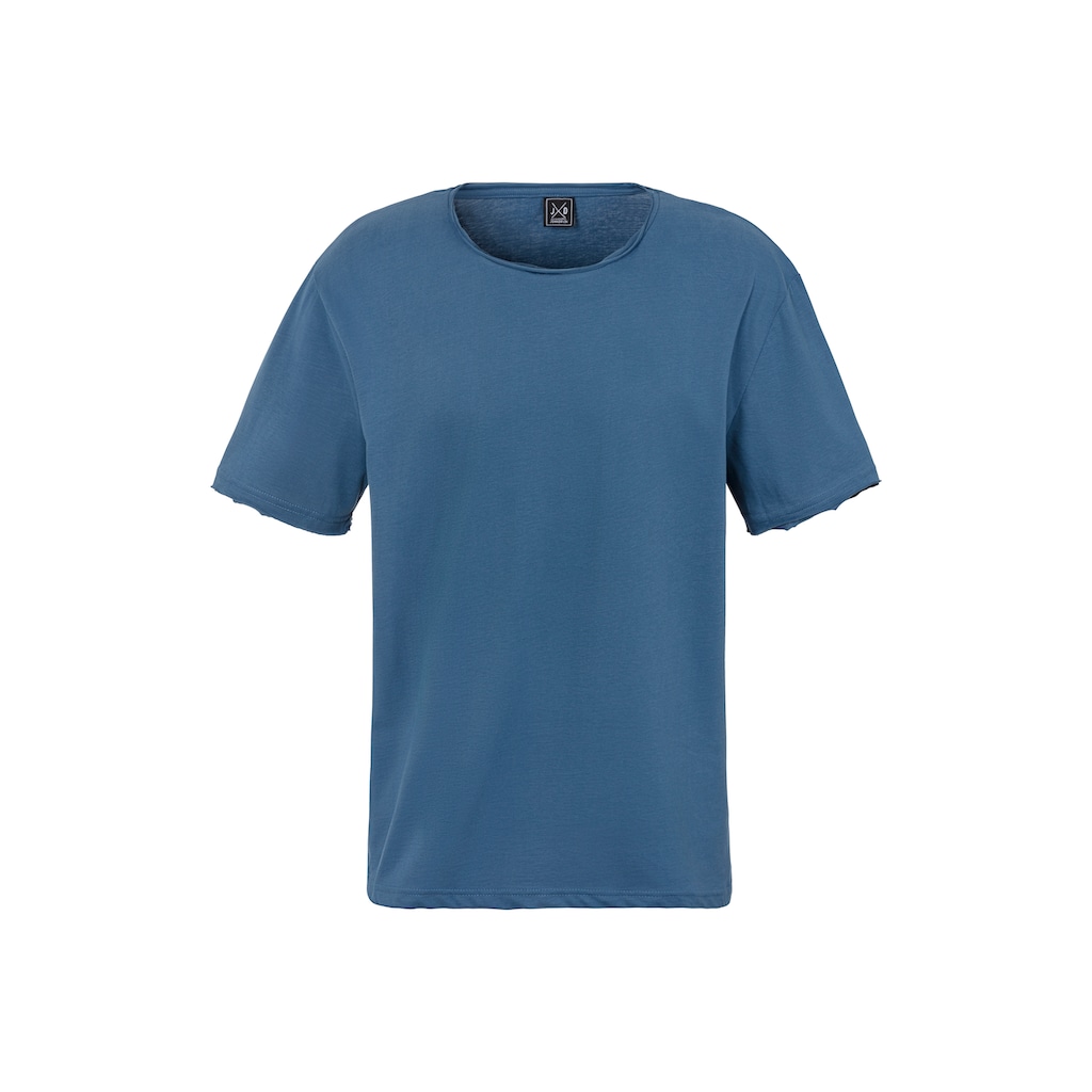 John Devin T-Shirt, (Packung, 2), Relaxed Fit, Kurzarm, Freizeitshirt mit Rundhals aus reiner Baumwolle