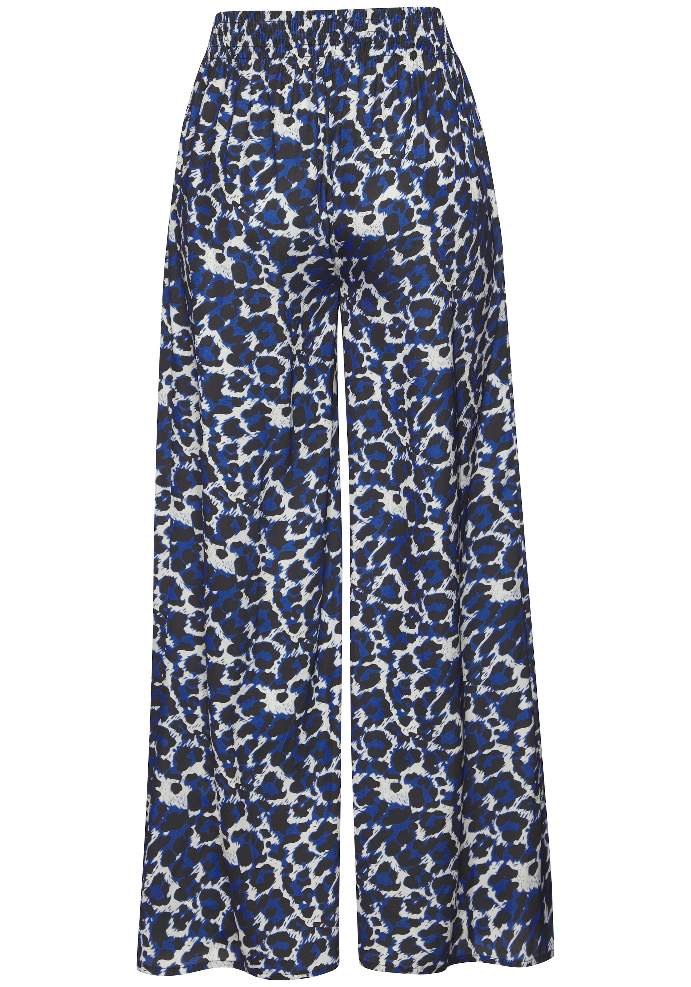 LASCANA Pantalon tissé  aus leichter Satinqualität, weite Palazzohose, Stoffhose
