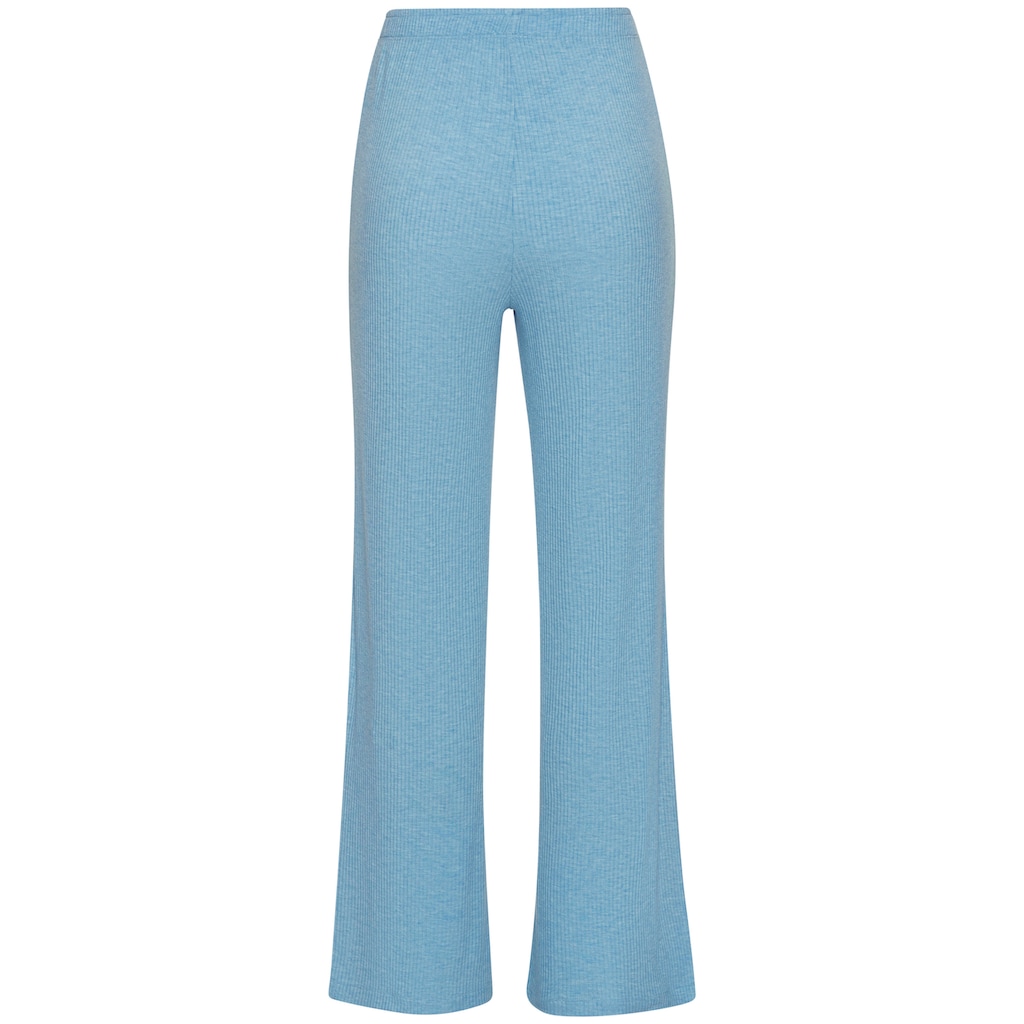 s.Oliver Pyjamahose, in elastischer Rippware