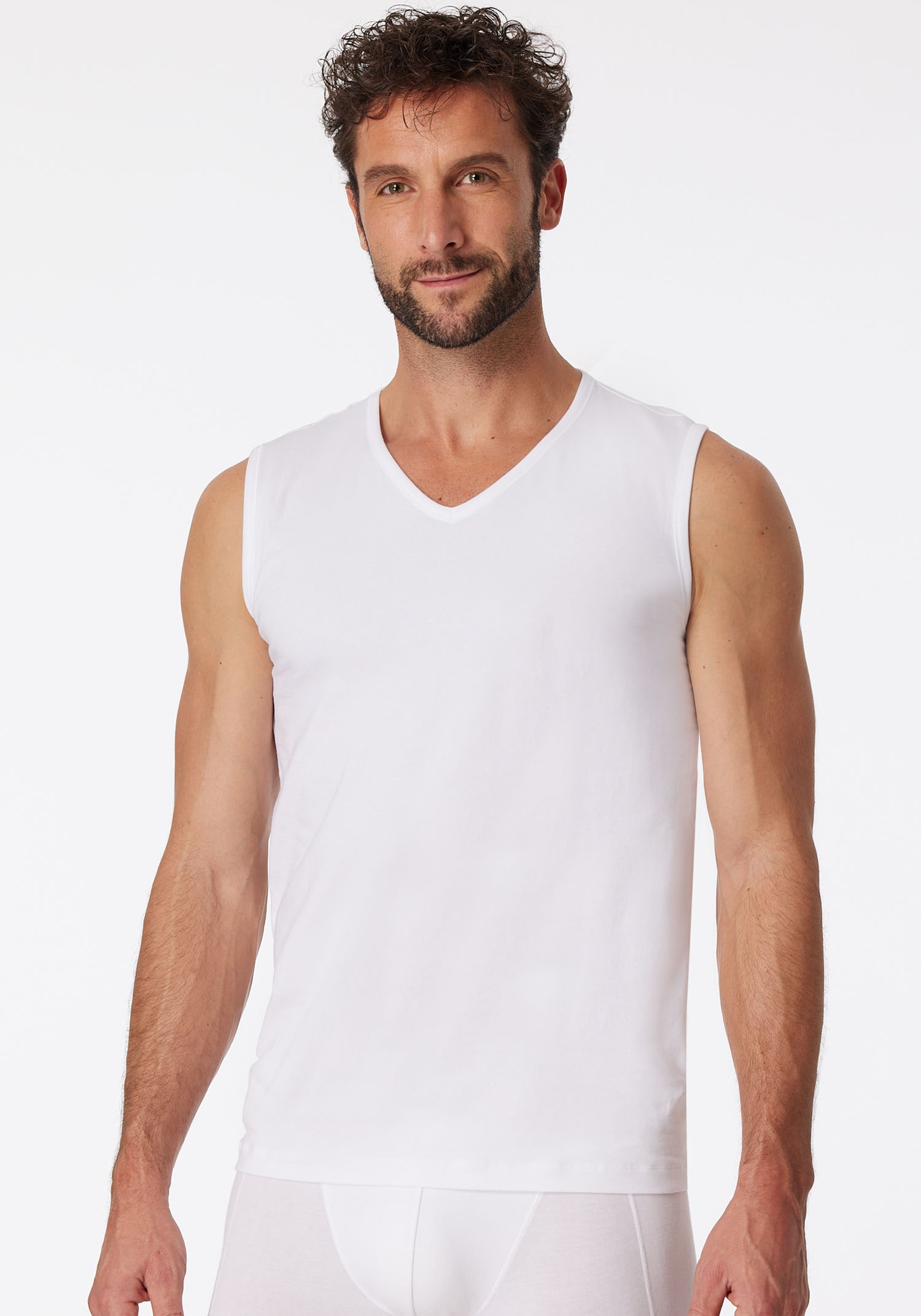 Schiesser Achselhemd »95/5« 2er-Pack,  mit V-Ausschnitt