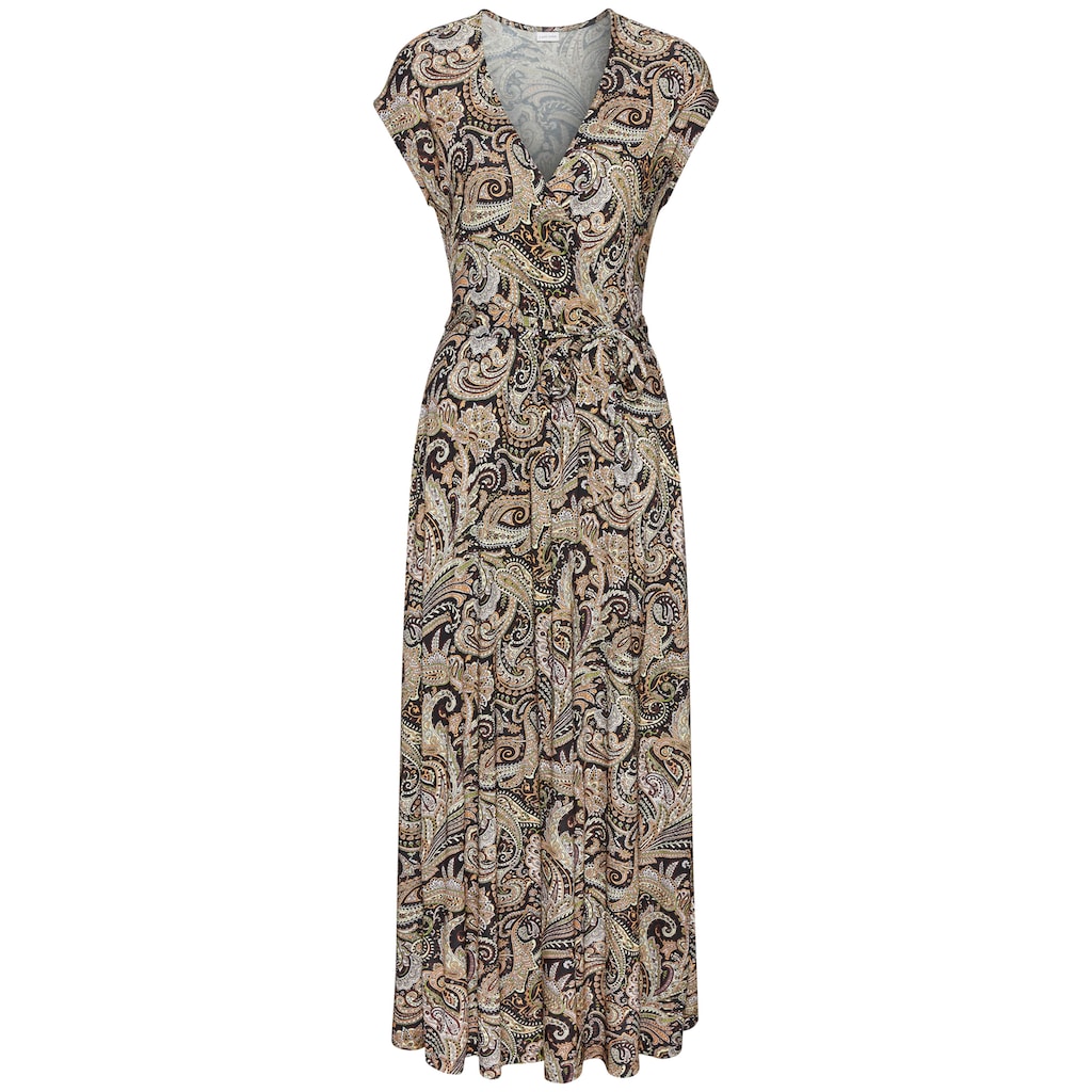 LASCANA Maxikleid, mit Paisleydruck, weiche Viskoseware