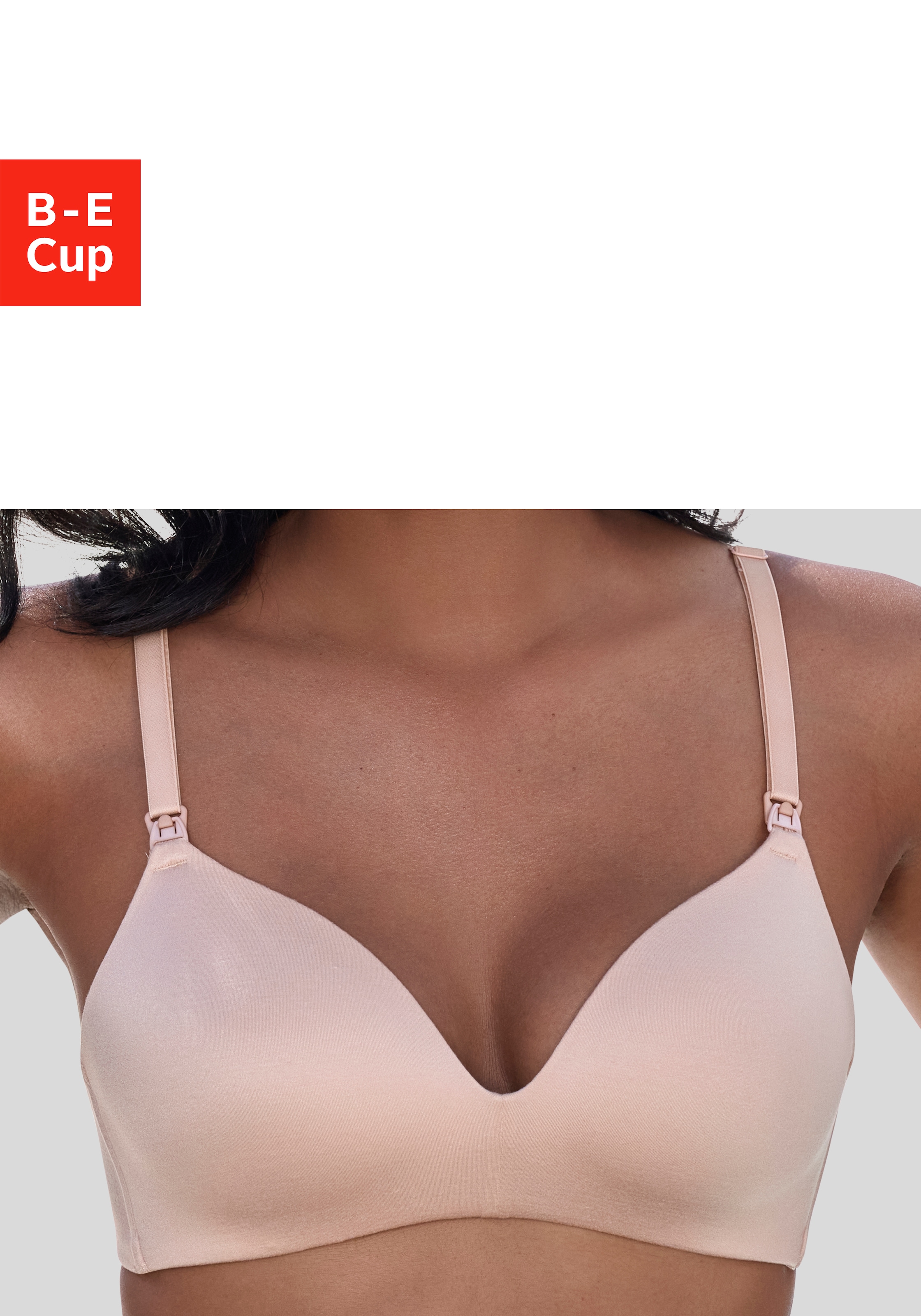 LASCANA Soutien-gorge d'allaitement ohne Bügel, mit leicht wattierter Schale