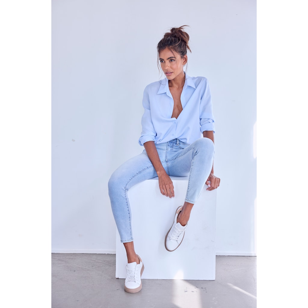LASCANA Jeansjeggings, mit Stretch-Anteil in Röhrenform