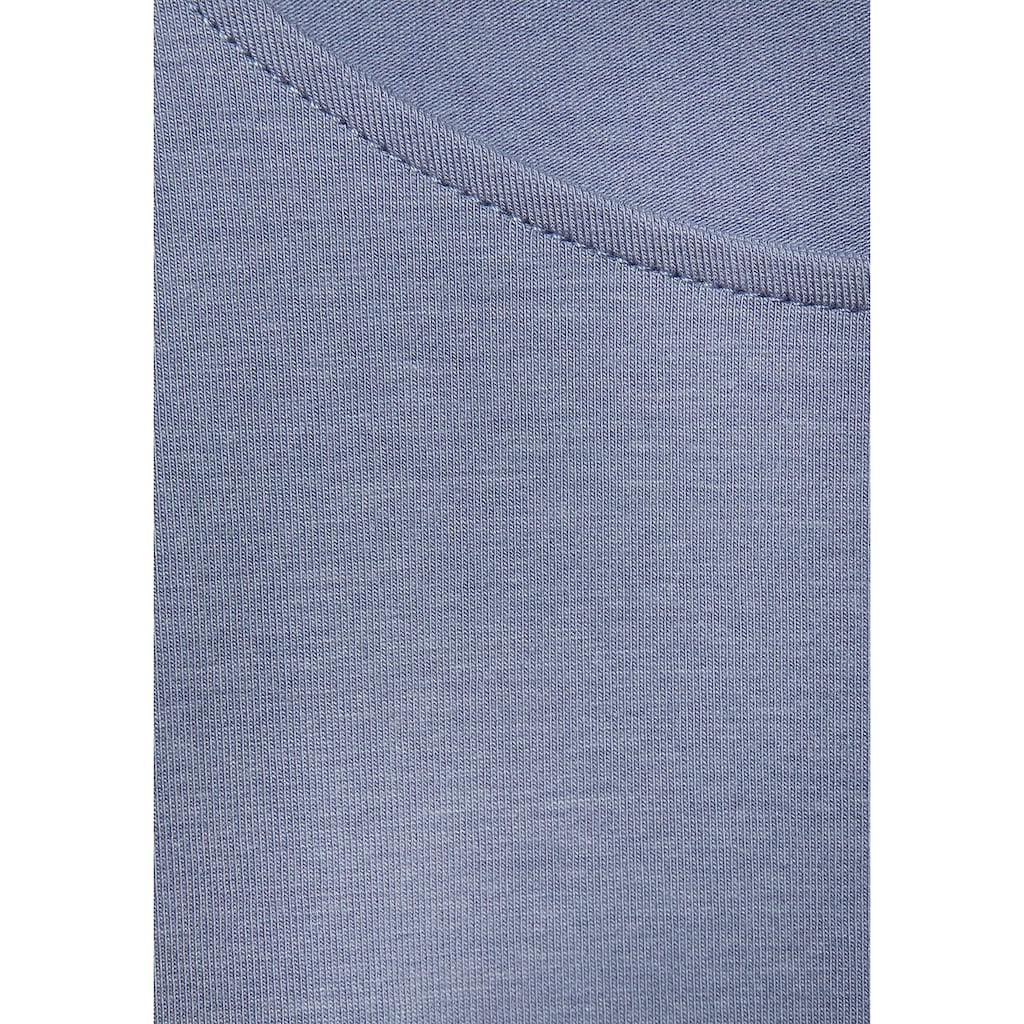 LASCANA Tanktop »aus elastischer Baumwoll-Modal-Qualität«, (2er-Pack)