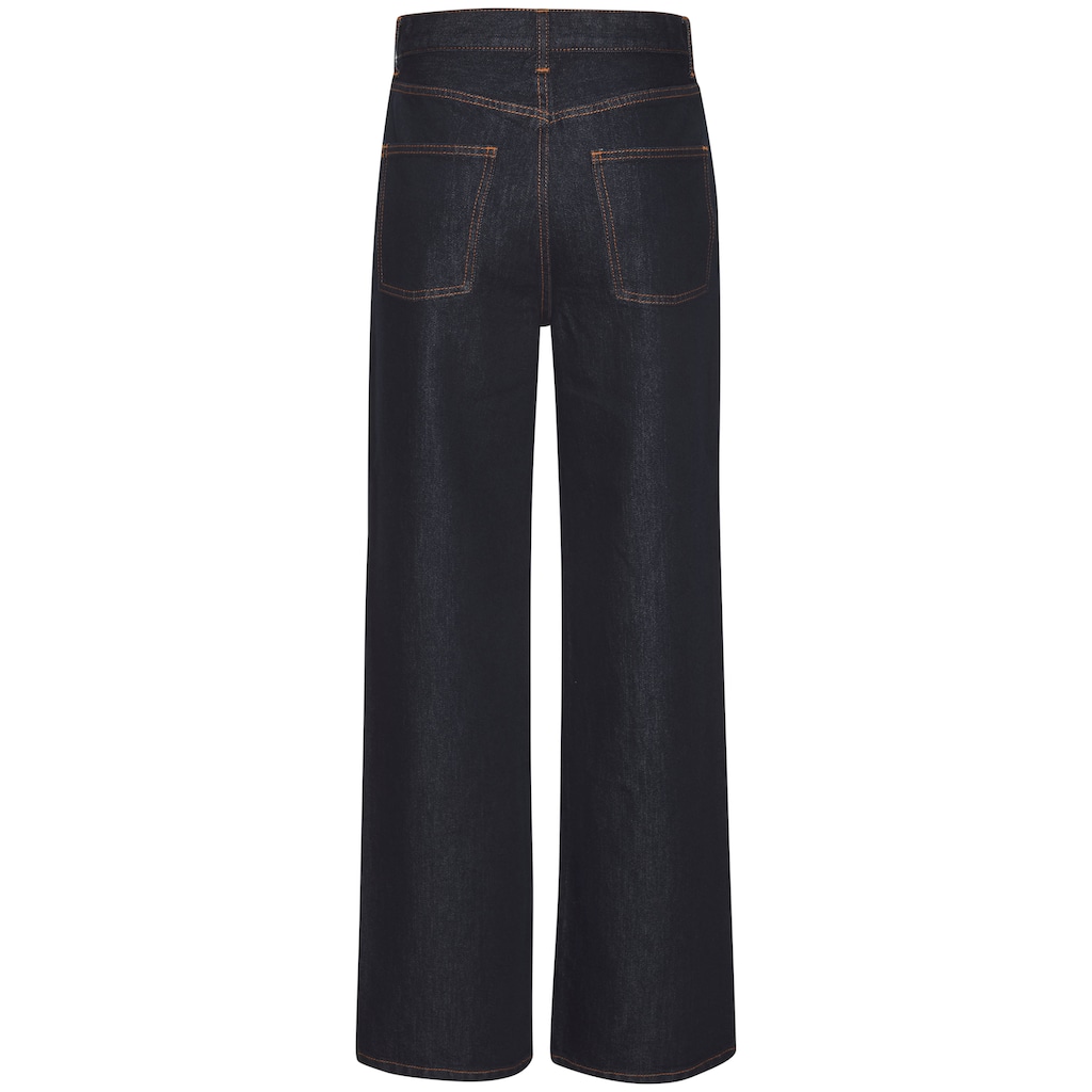 LASCANA Weite Jeans, mit hohem Bund und 5-Pocket-Style, Wide-Leg Jeans